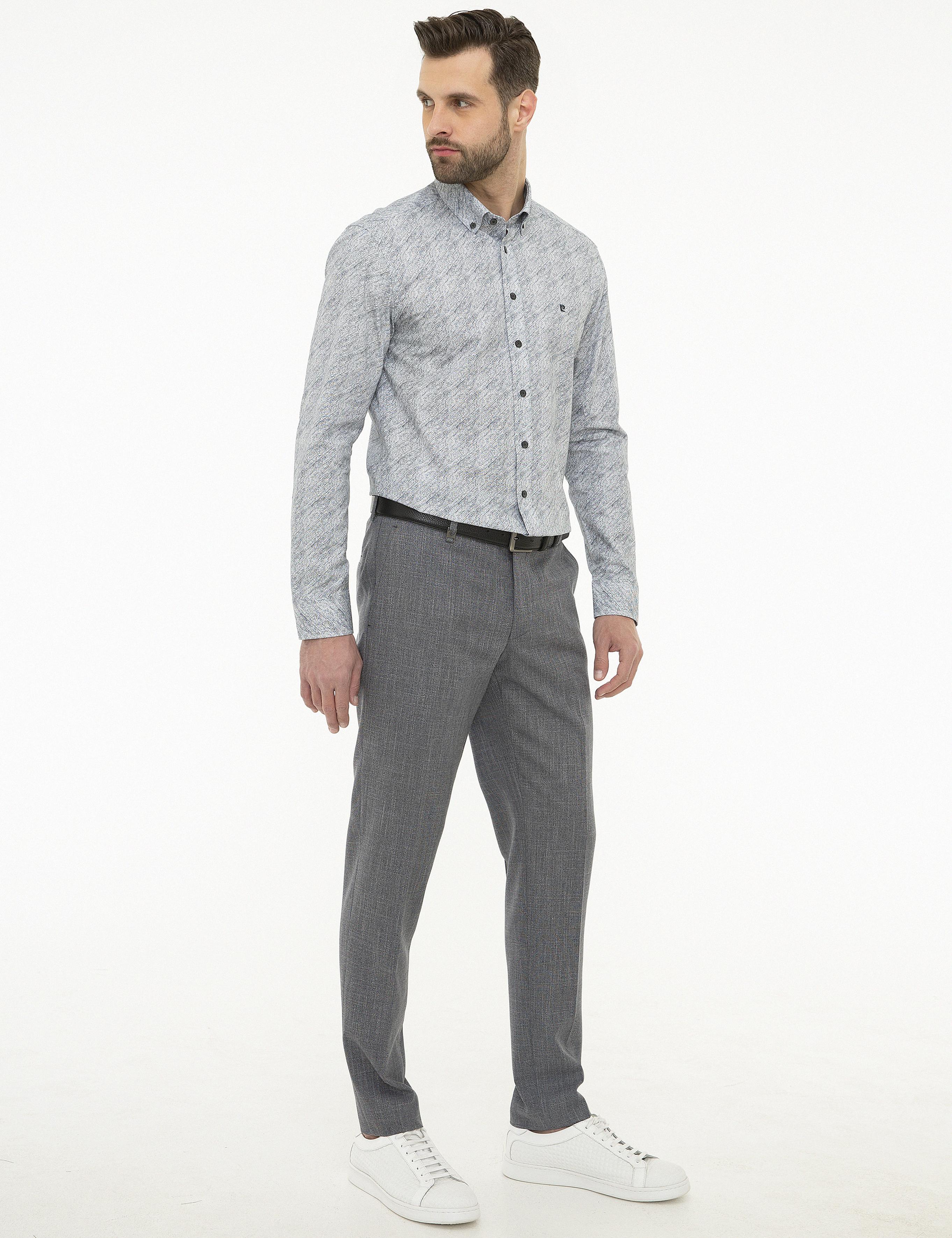 Lacivert Ex. Slim Fit Kumaş Pantolon