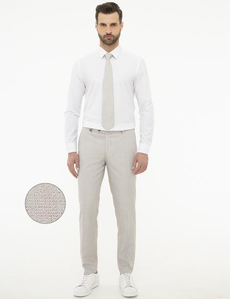 Gri Ekstra Slim Fit Pantolon - 50223145018