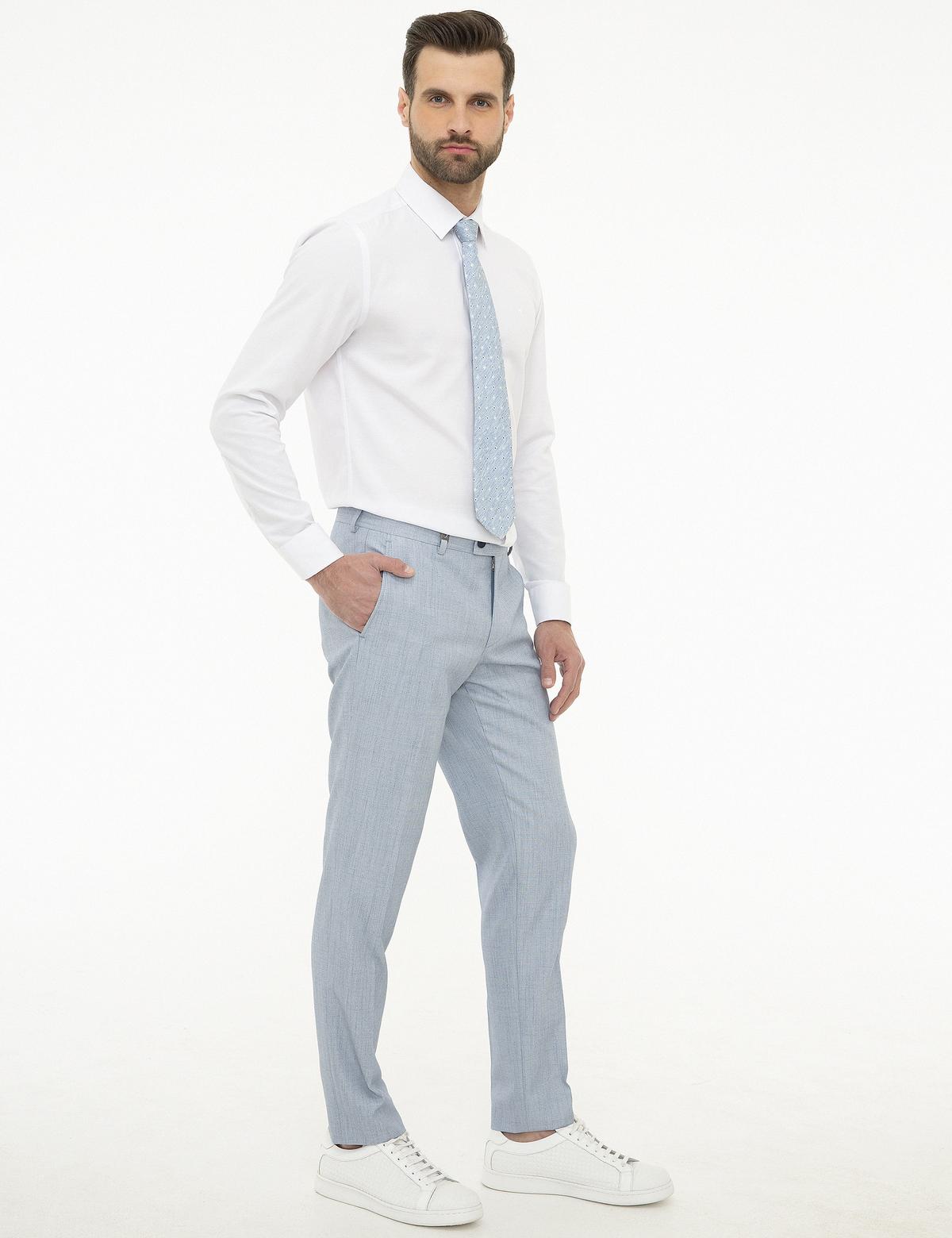 Açık Mavi Ekstra Slim Fit Pantolon - 50223145063