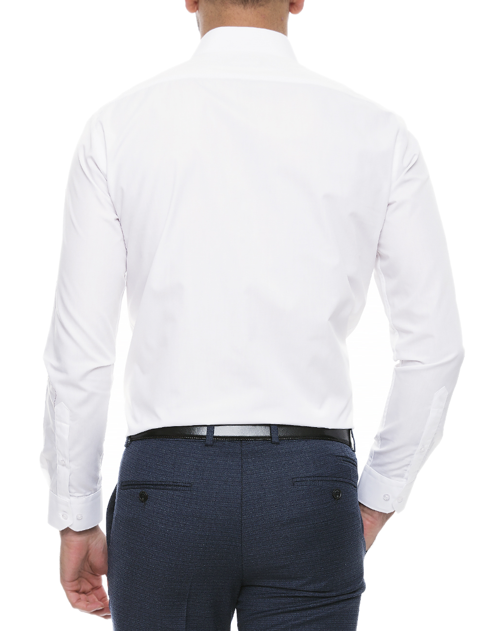 Beyaz Slim Fit Basic Gömlek - 50145387022