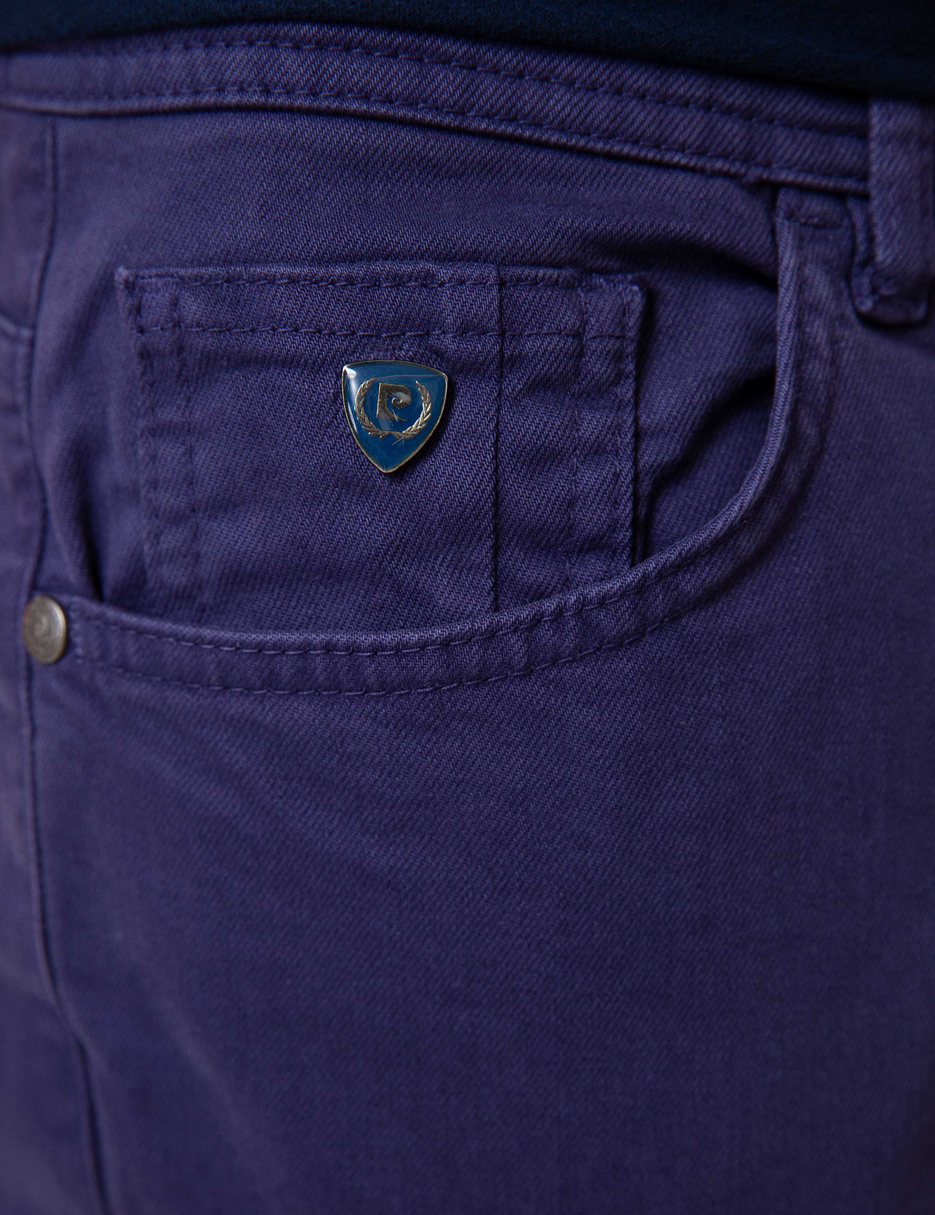 Lacivert Denim Pantolon - Image 4