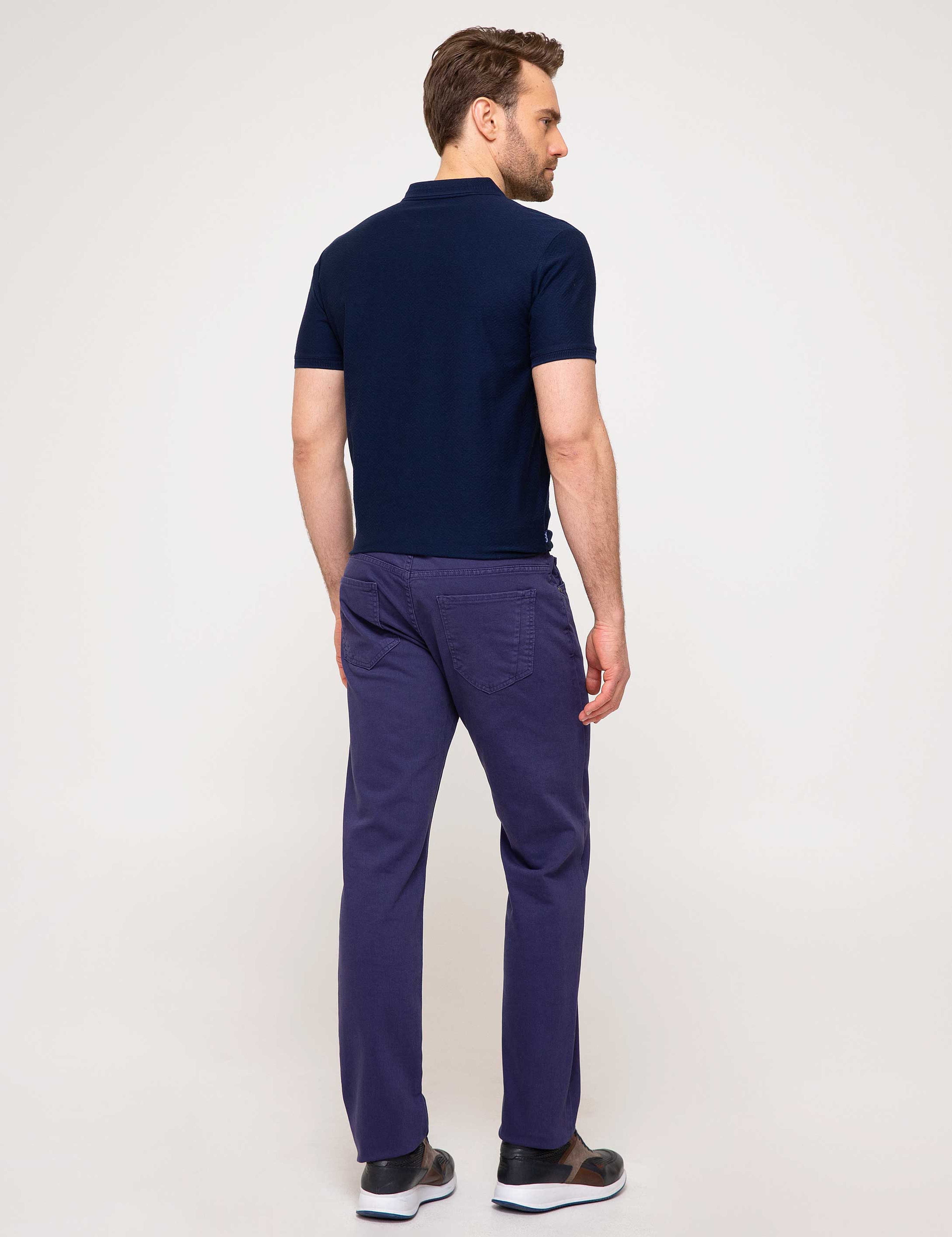 Lacivert Denim Pantolon - Image 3
