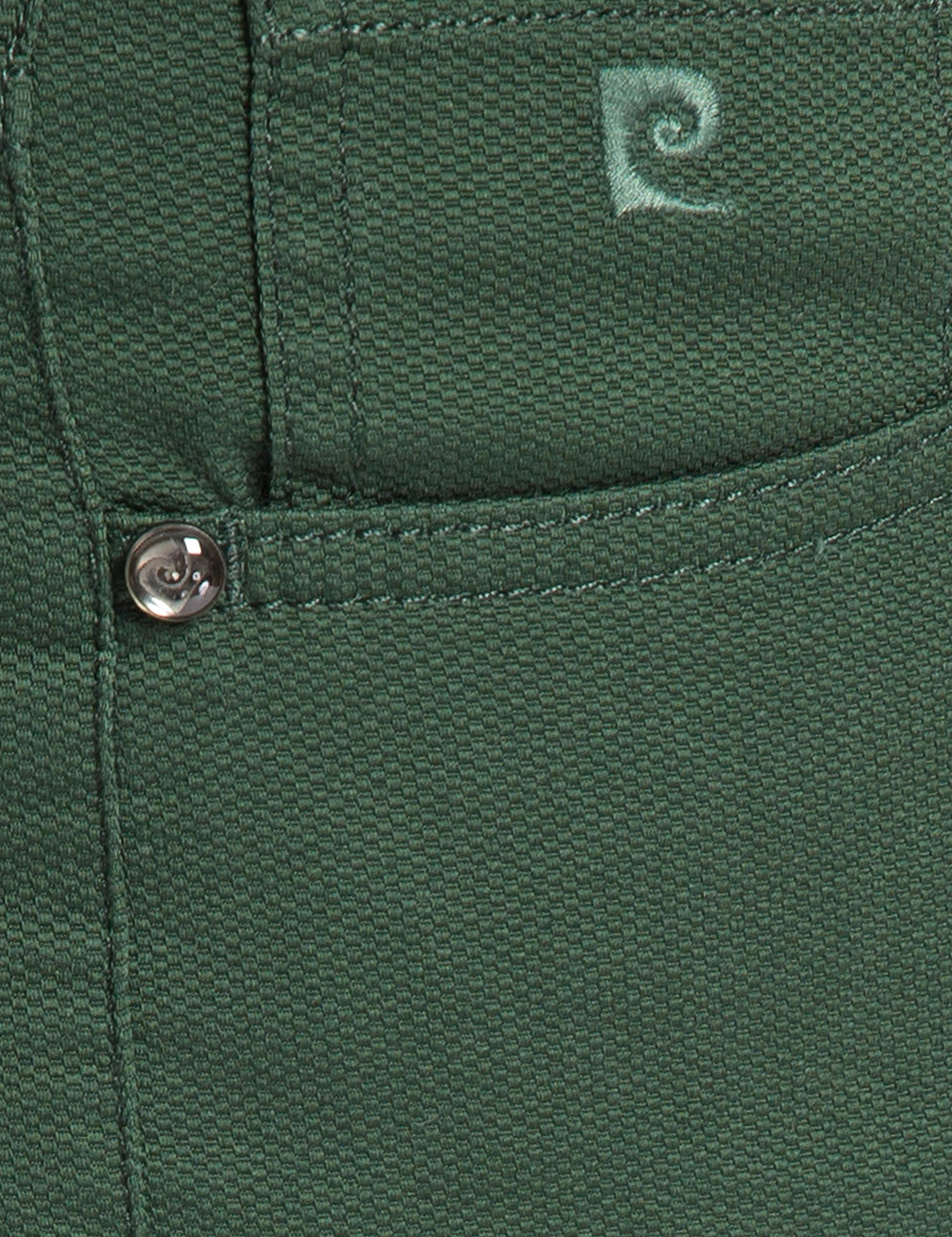 Yeşil Slim Fit Kanvas Pantolon