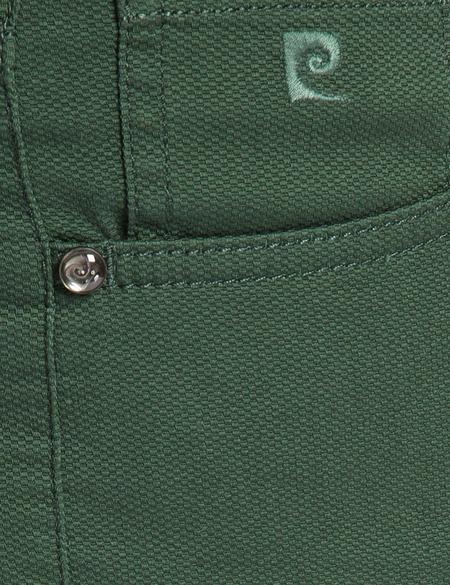 Yeşil Slim Fit Kanvas Pantolon - 50155617028