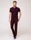 Bordo Slim Fit Kanvas Pantolon