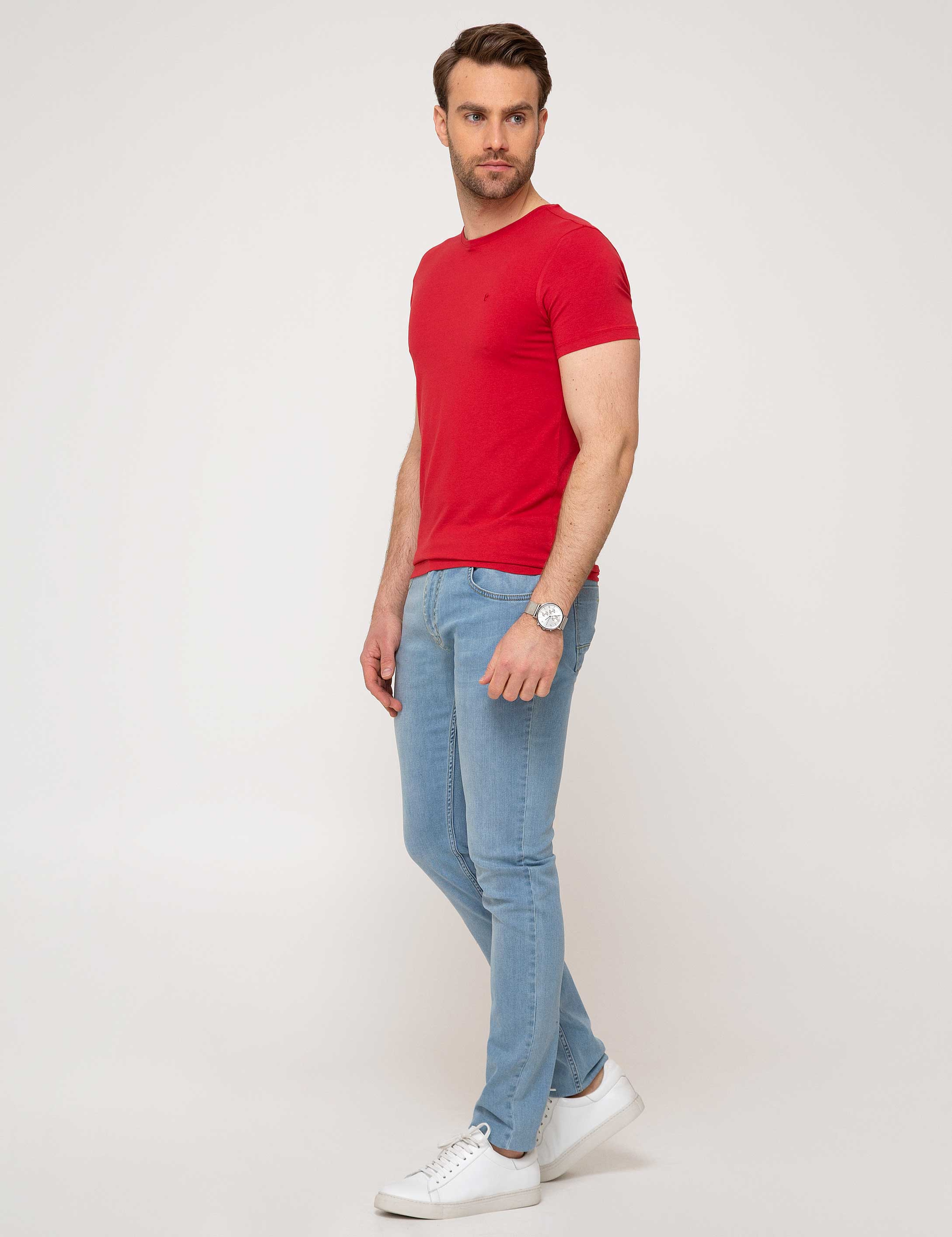 Açık Mavi Denim Pantolon - Image 2
