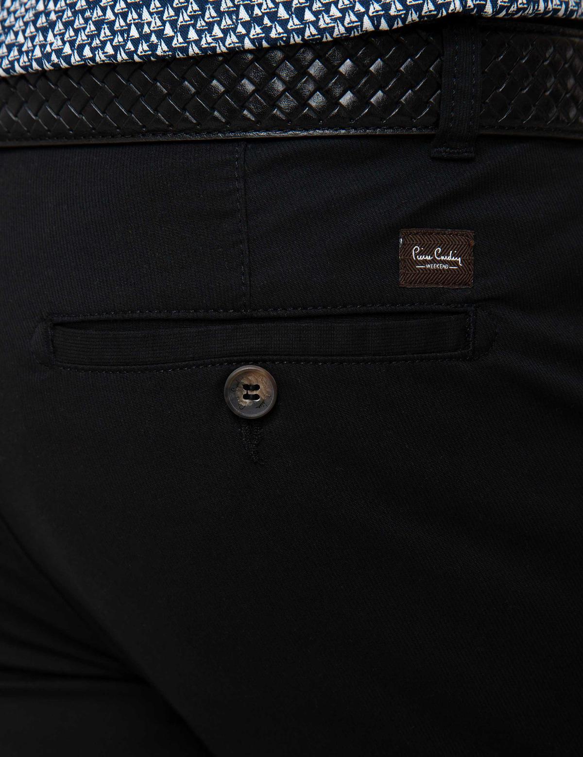 Siyah Slim Fit Chino Pantolon - 50187806047