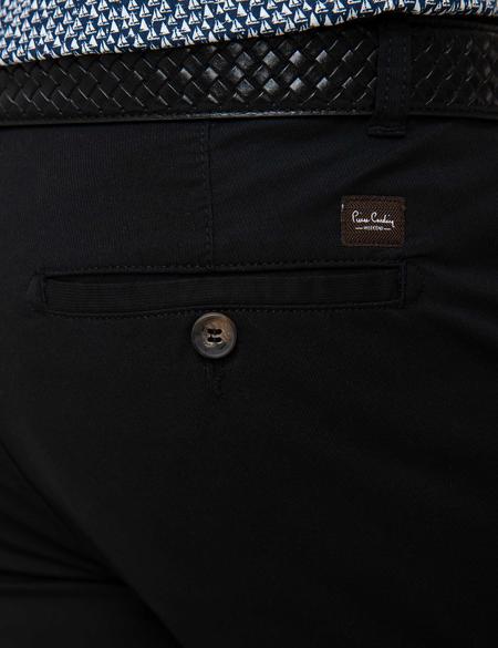 Siyah Slim Fit Chino Pantolon - 50187806047