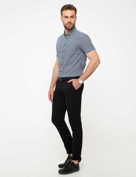 Siyah Slim Fit Chino Pantolon - 50187806047