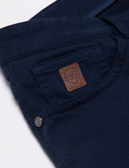 Lacivert Slim Fit Chino Pantolon - 50189167005