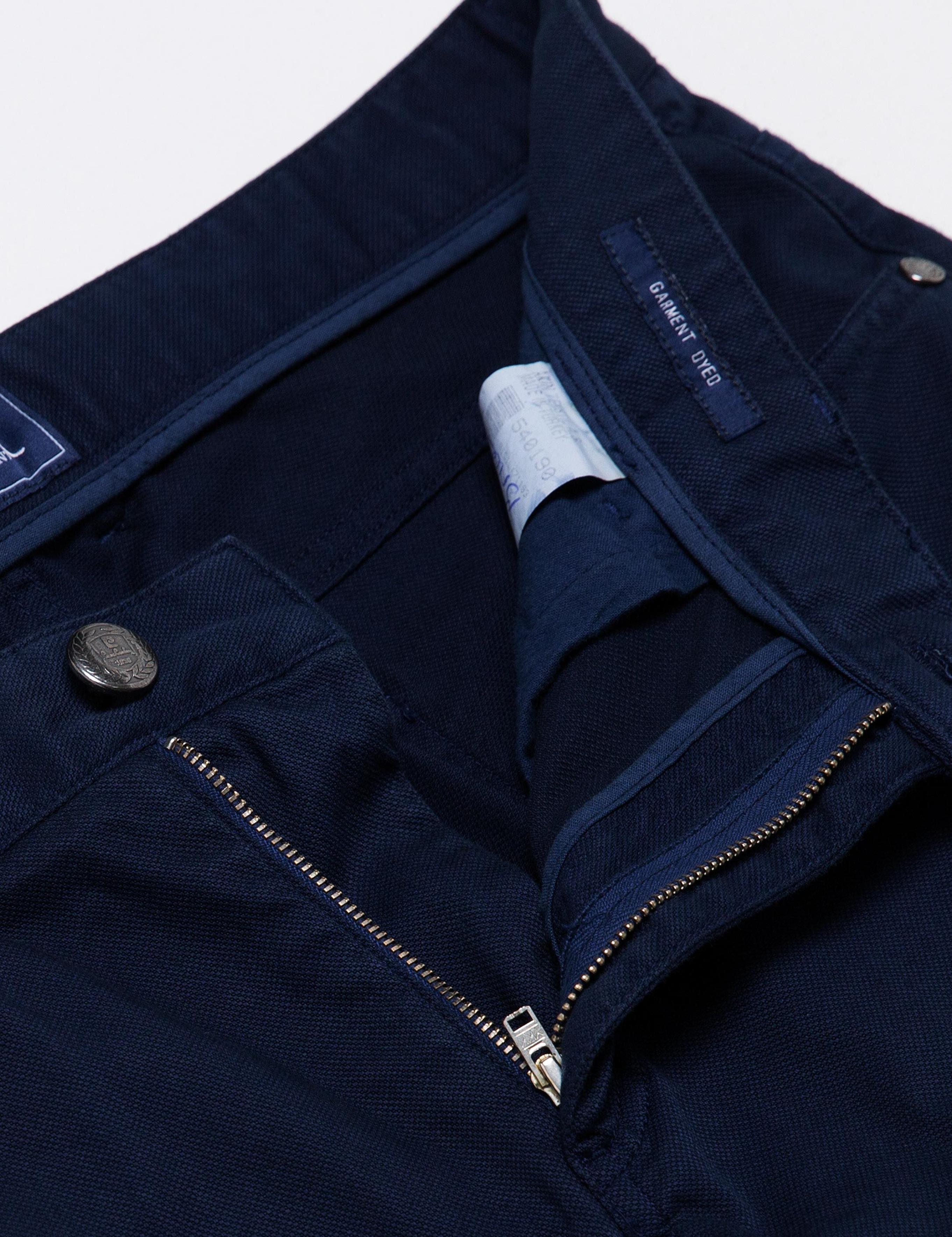 Lacivert Slim Fit Chino Pantolon