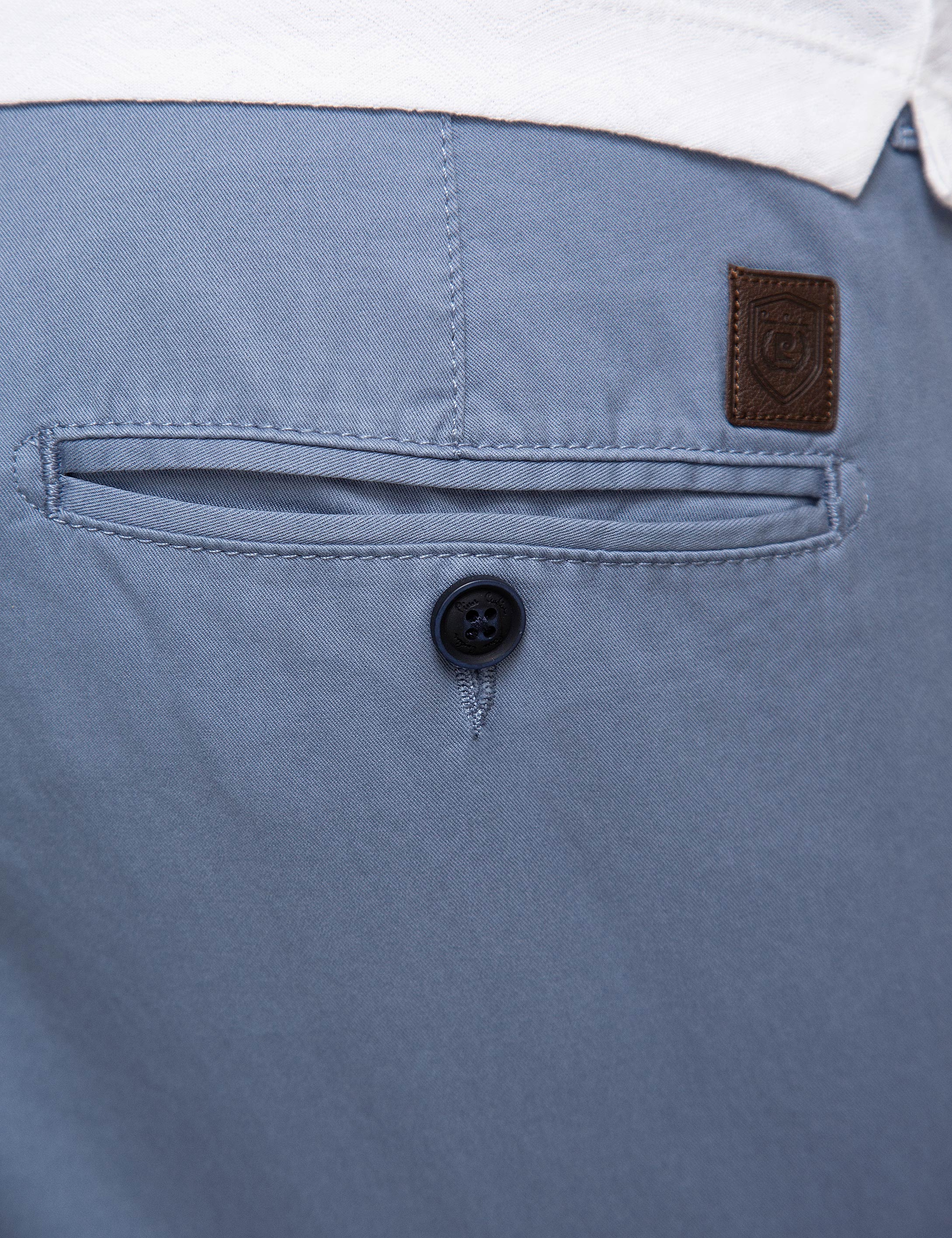 Koyu Mavi Slim Fit Kanvas Pantolon - Image 4