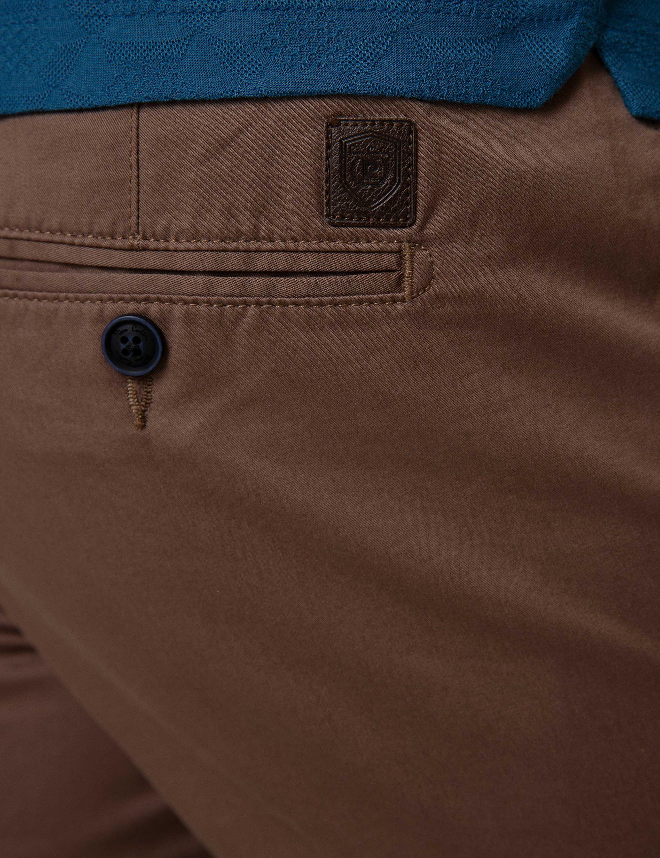 Açık Kahverengi Slim Fit Chino Pantolon