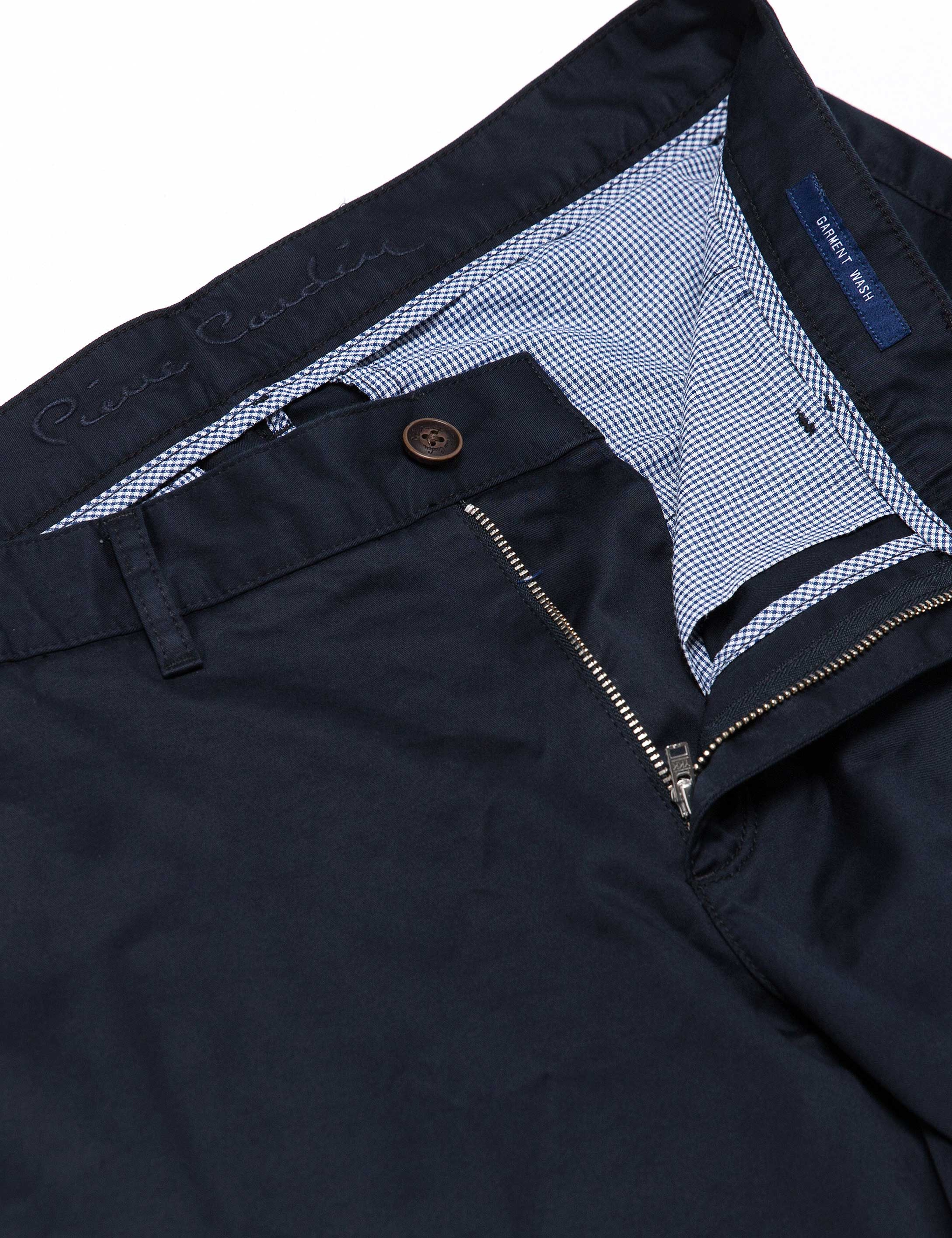 Lacivert Regular Fit Chino Pantolon - Image 3