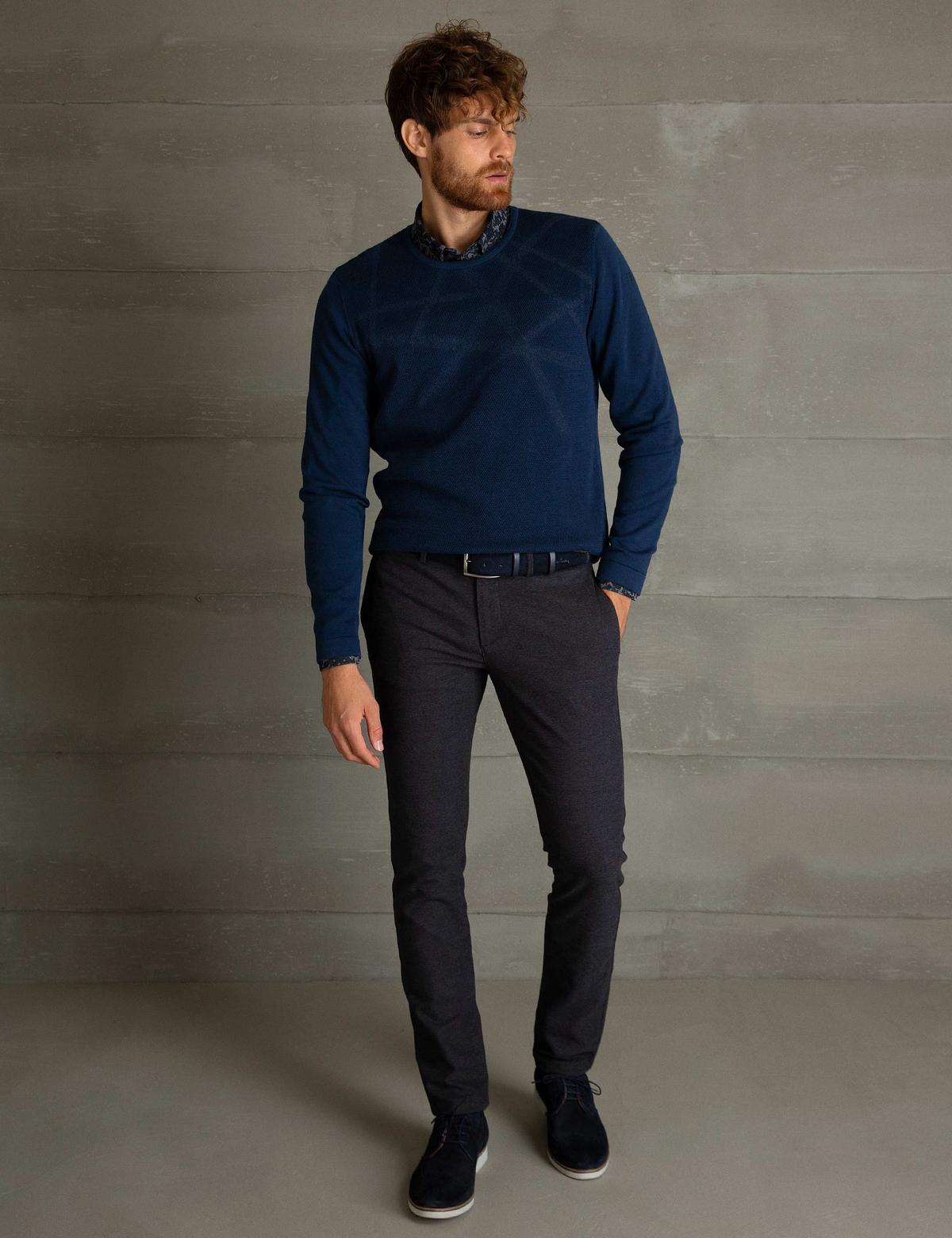 Siyah Slim Fit Chino Pantolon