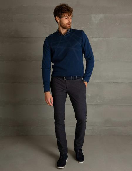 Siyah Slim Fit Chino Pantolon - 50193761014