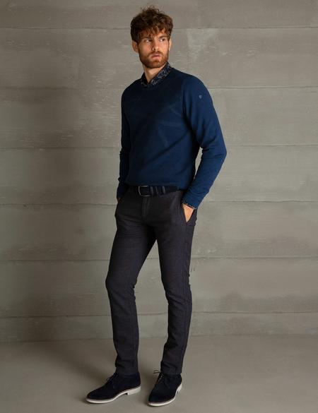 Siyah Slim Fit Chino Pantolon - 50193761014