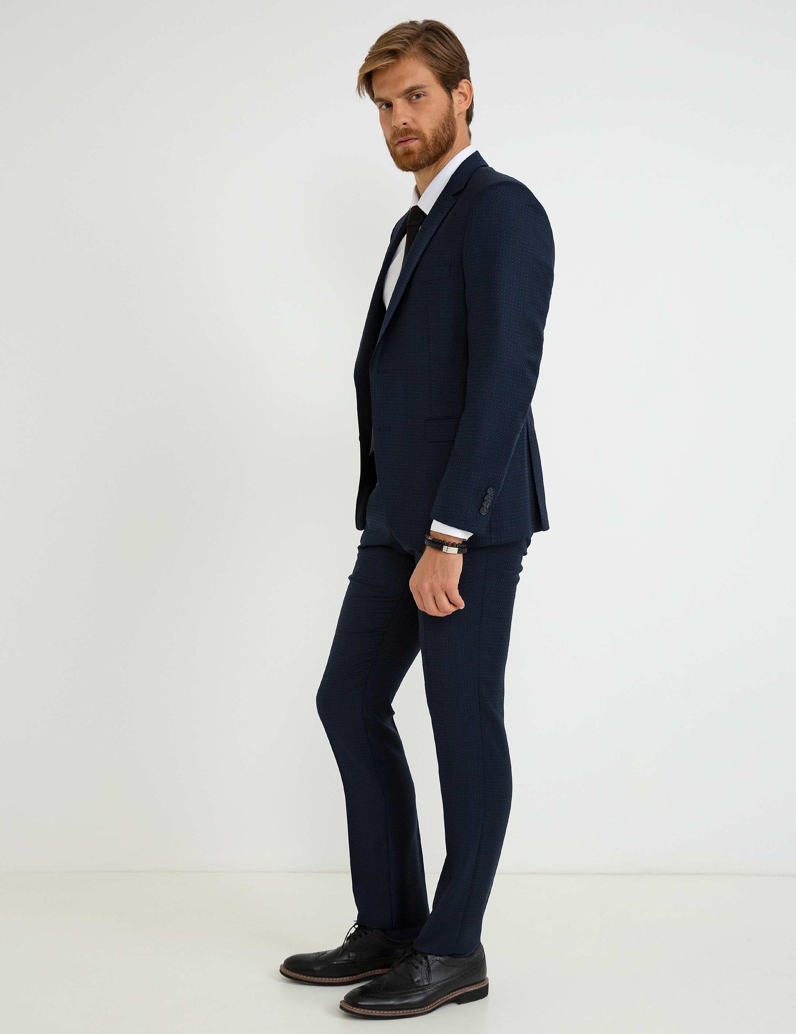 Lacivert Slim Fit Takım Elbise
