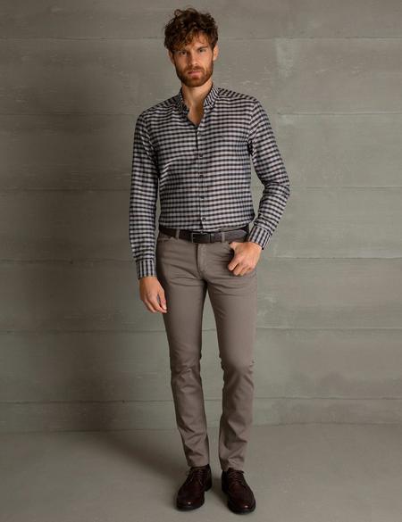 Gri Slim Fit Chino Pantolon - 50194210006