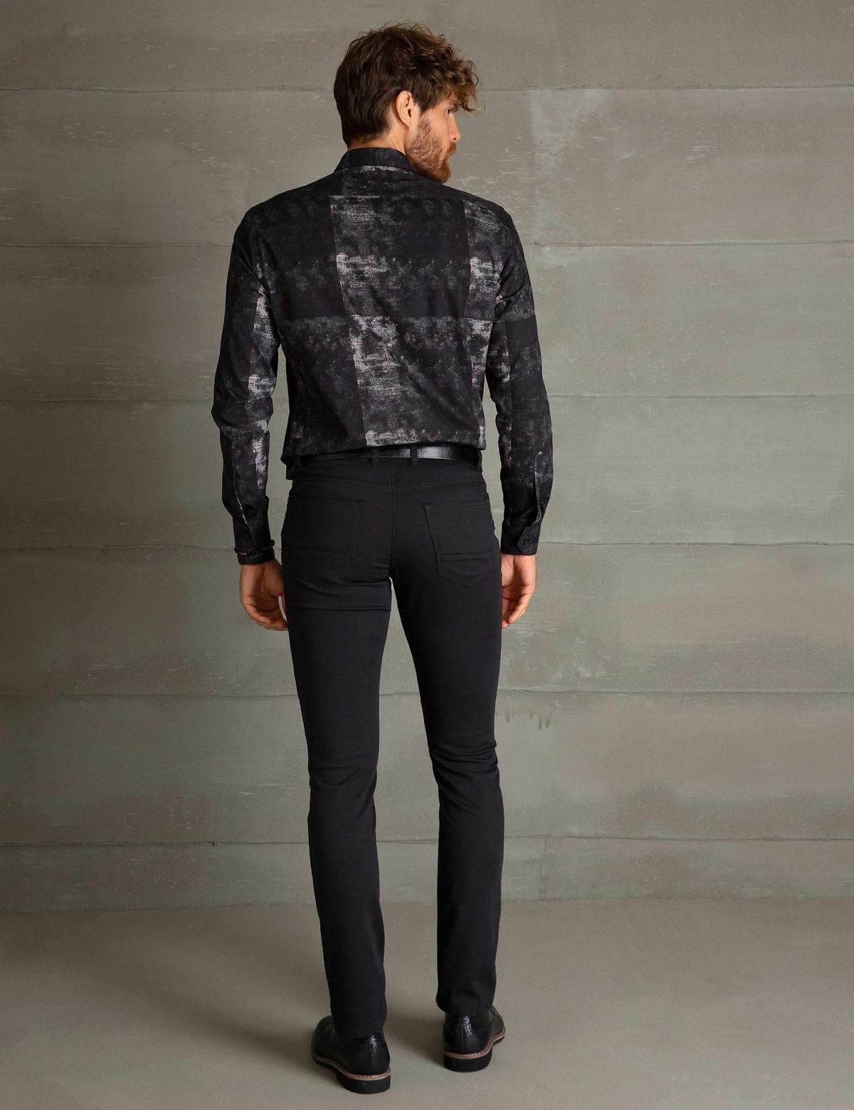 Siyah Slim Fit Chino Pantolon - 50194210073