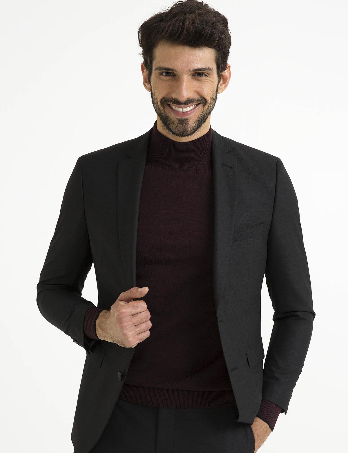 Siyah Ex. Slim Fit Takım Elbise - 50195394017