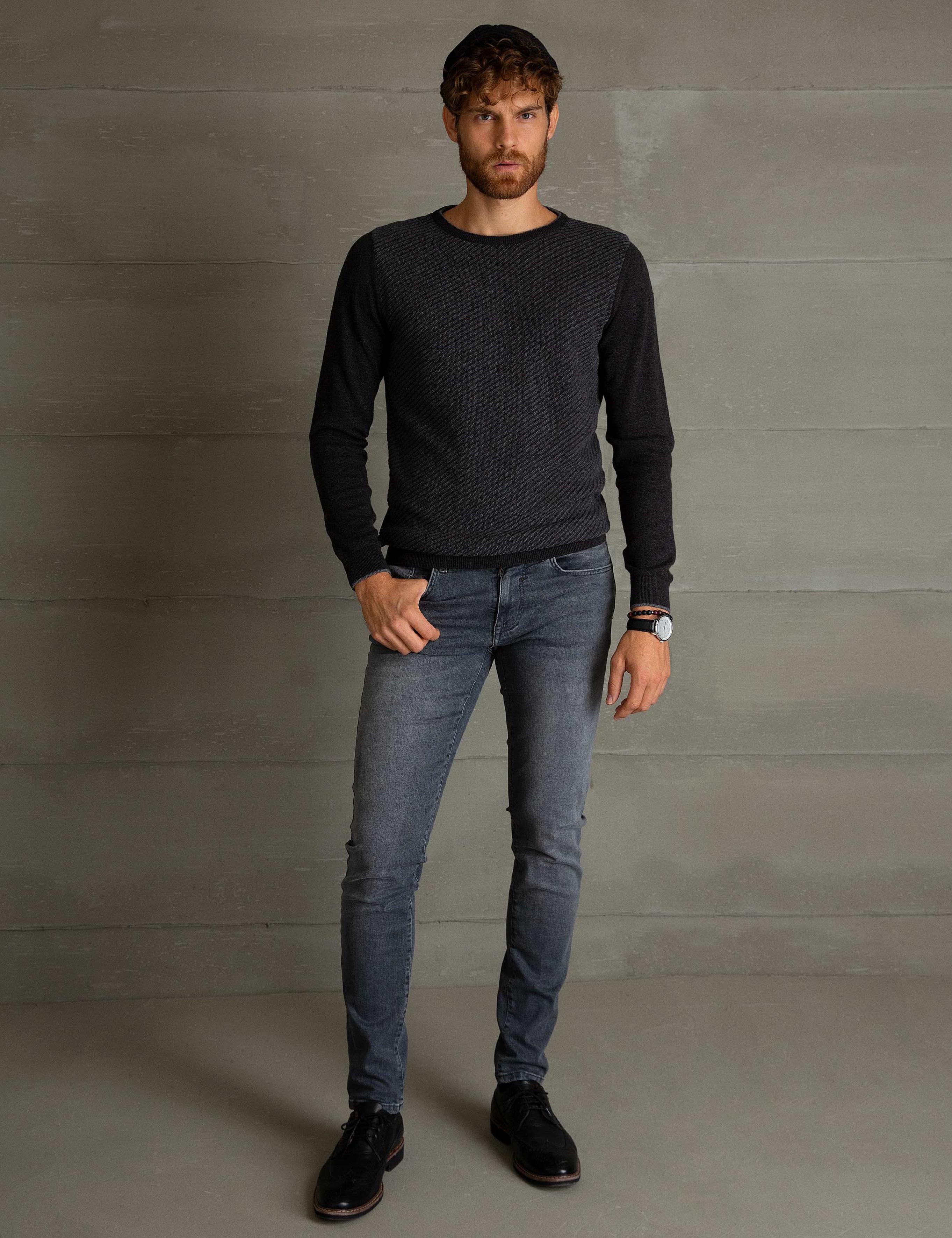 Füme Denim Pantolon