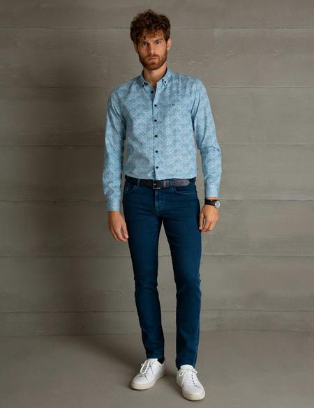 Açık Lacivert Denim Pantolon - 50196534024