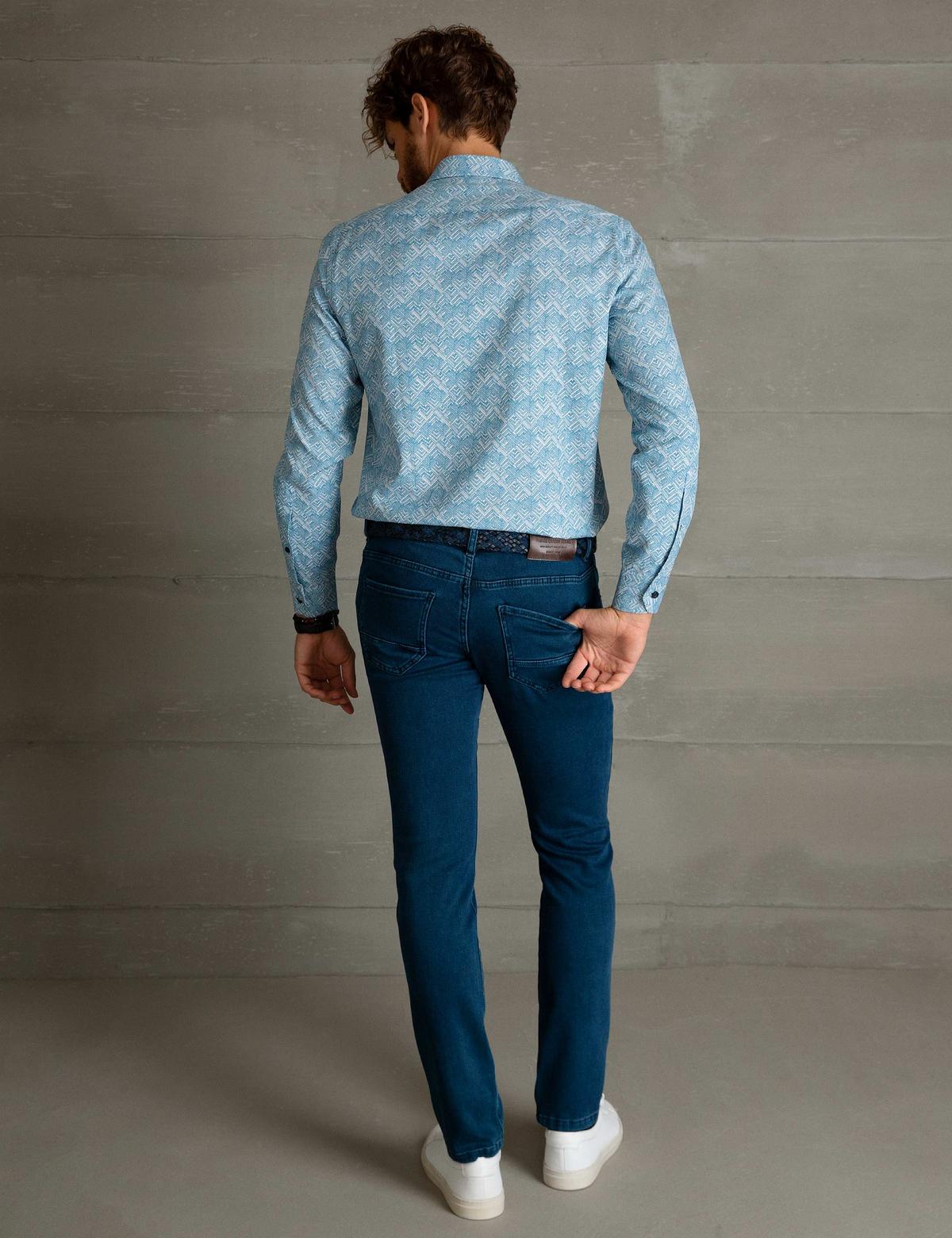 Açık Lacivert Denim Pantolon - 50196534024