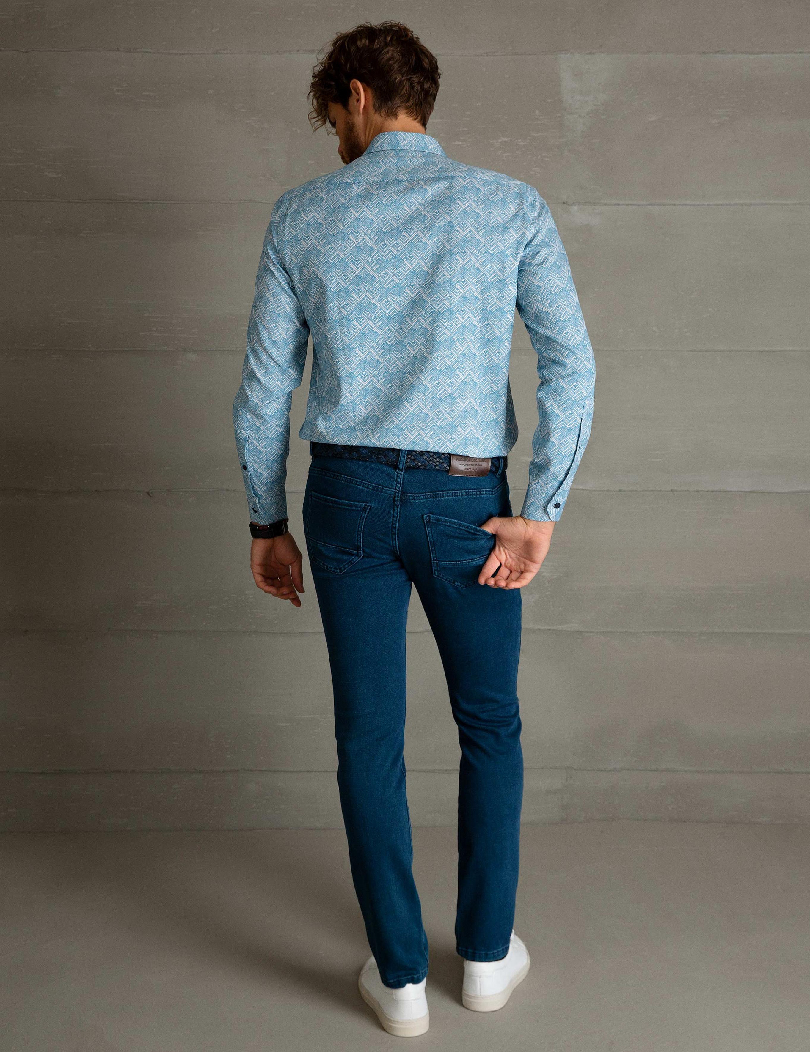 Açık Lacivert Denim Pantolon