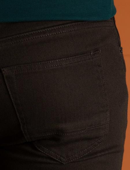 Kahverengi Slim Fit Chino Pantolon - 50197410030