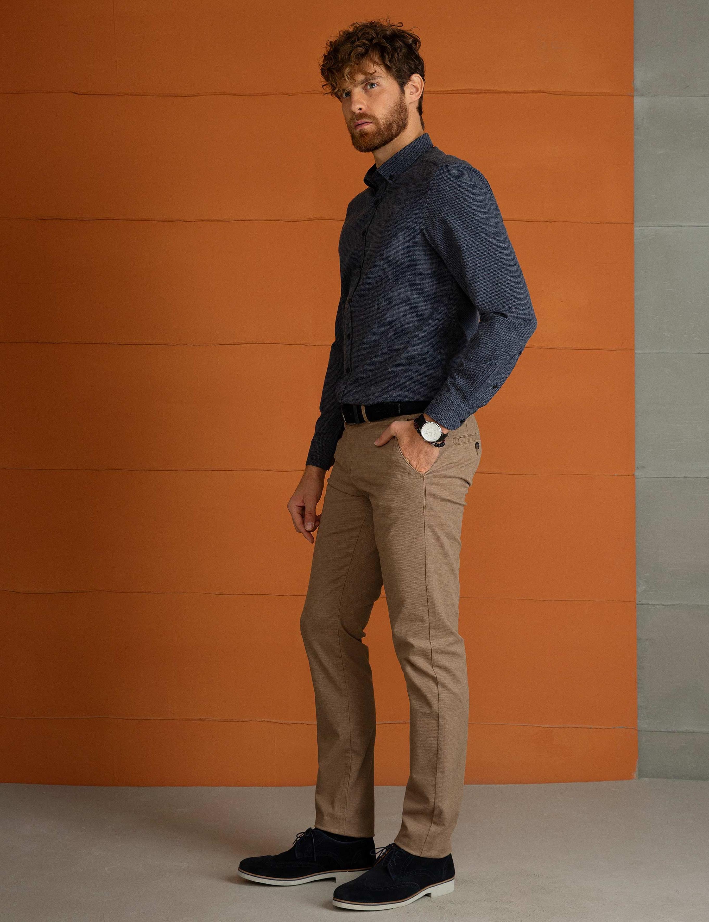 Vizon Slim Fit Chino Pantolon