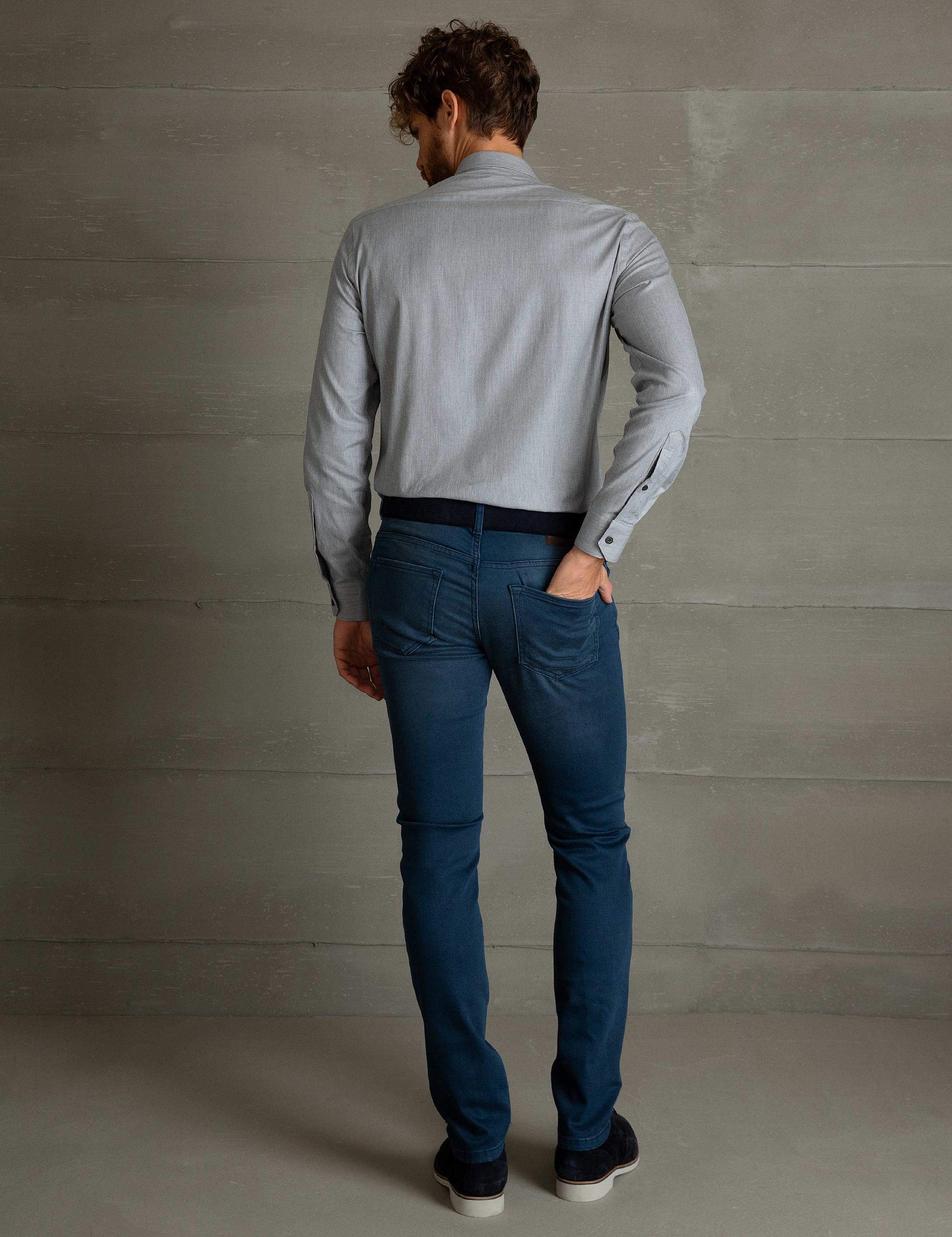 Koyu Mavi Denim Pantolon