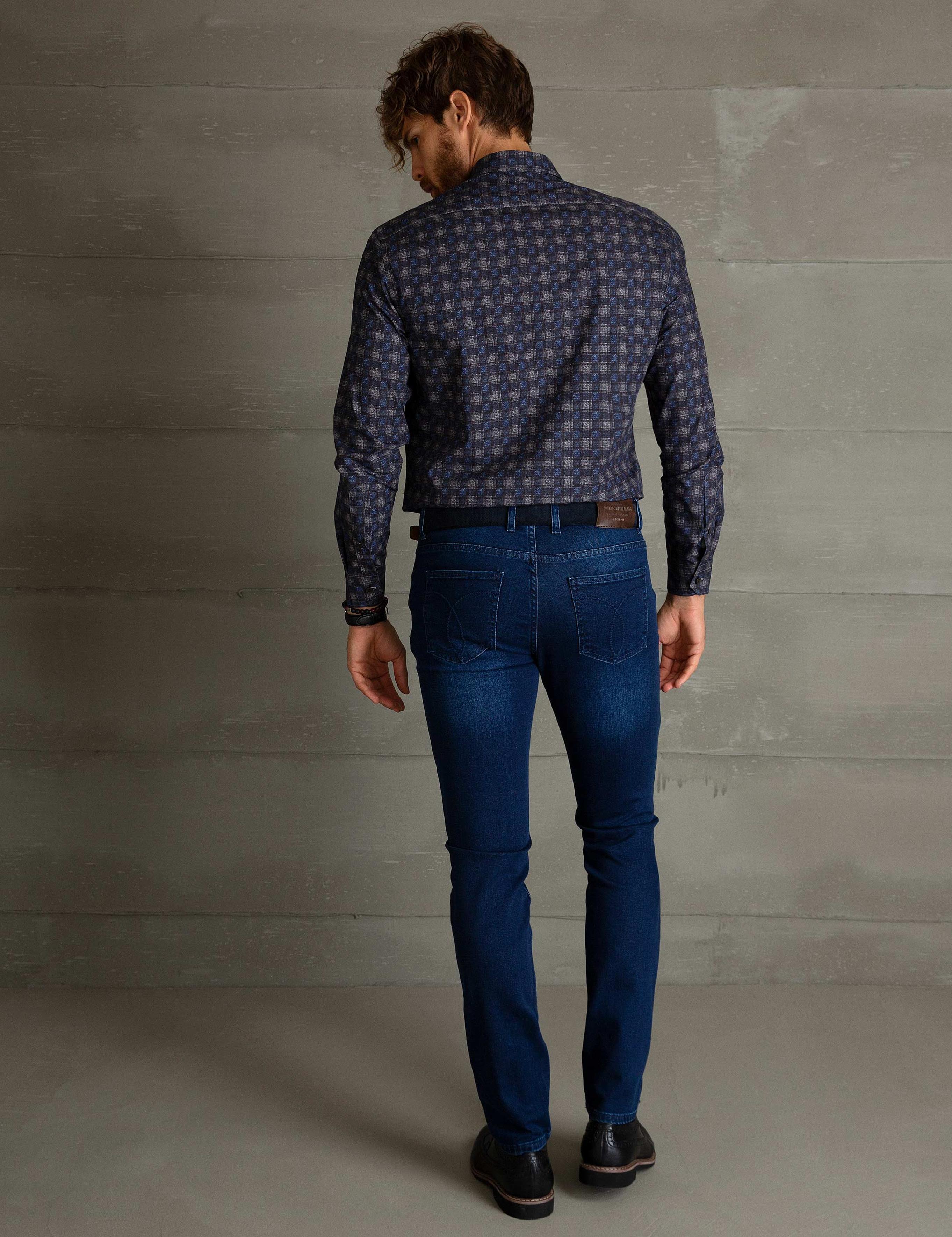 Lacivert Denim Pantolon