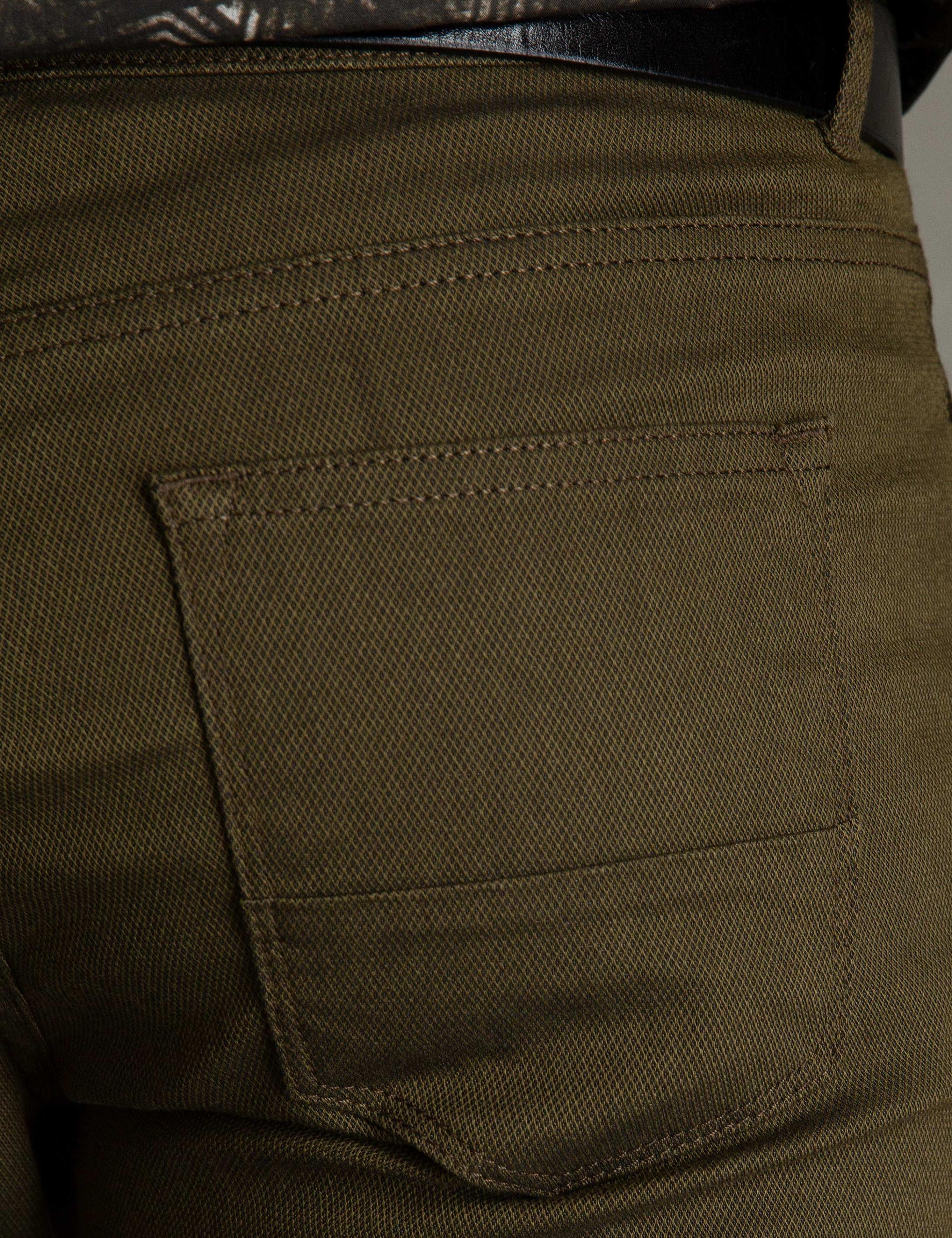 Haki Slim Fit Chino Pantolon