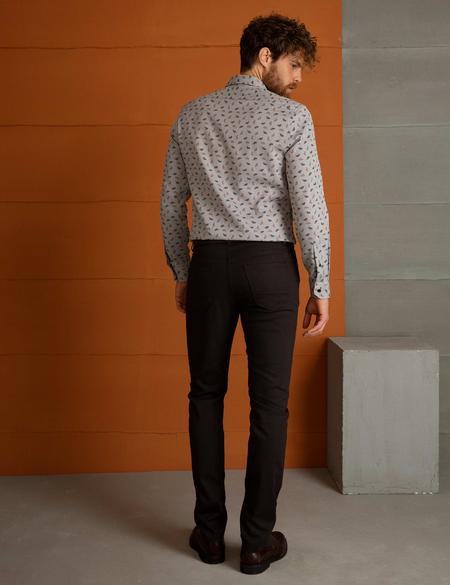 Kahverengi Slim Fit Chino Pantolon - 50199468029