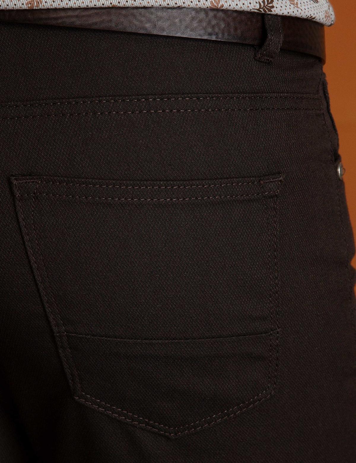 Kahverengi Slim Fit Chino Pantolon - 50199468029