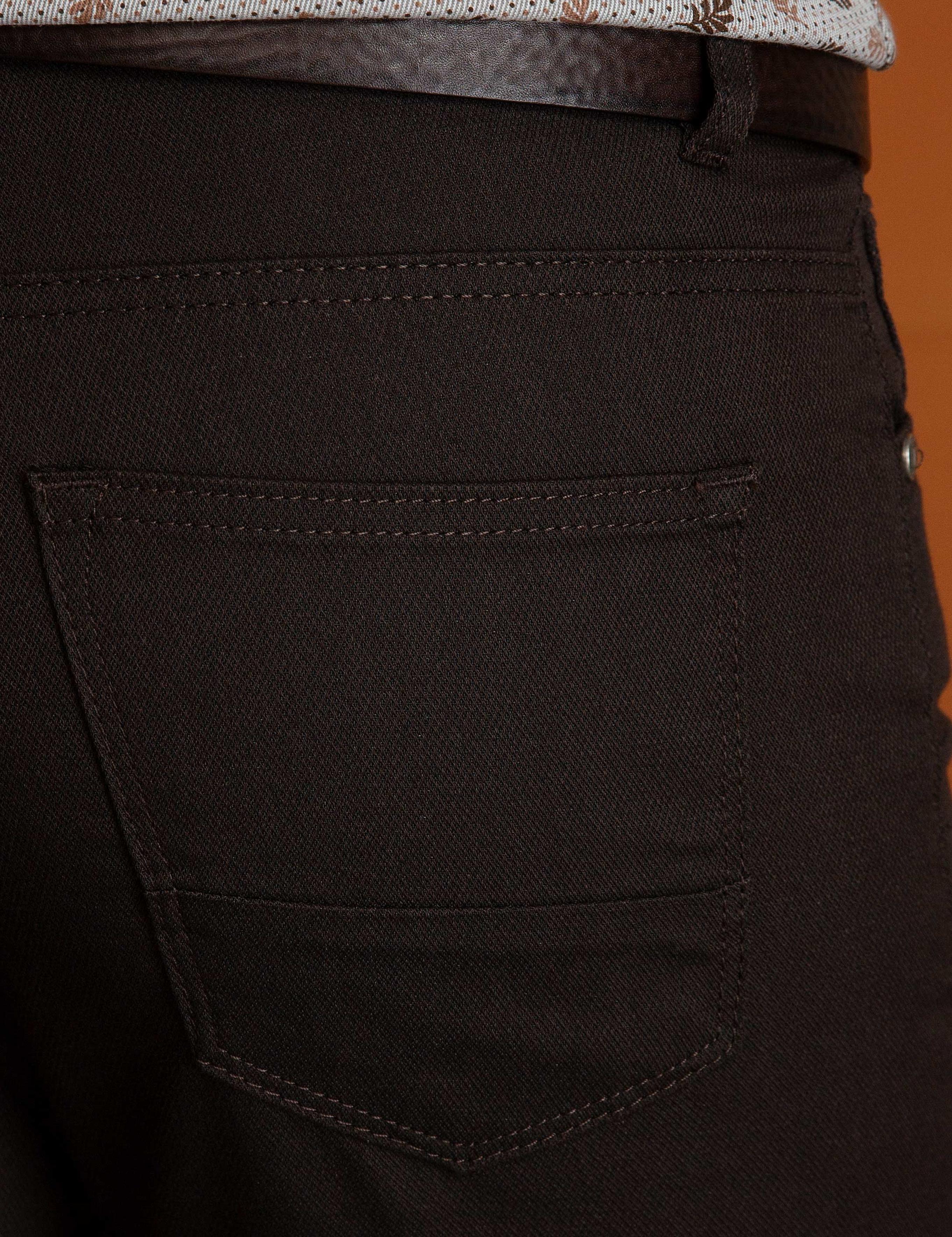 Kahverengi Slim Fit Chino Pantolon