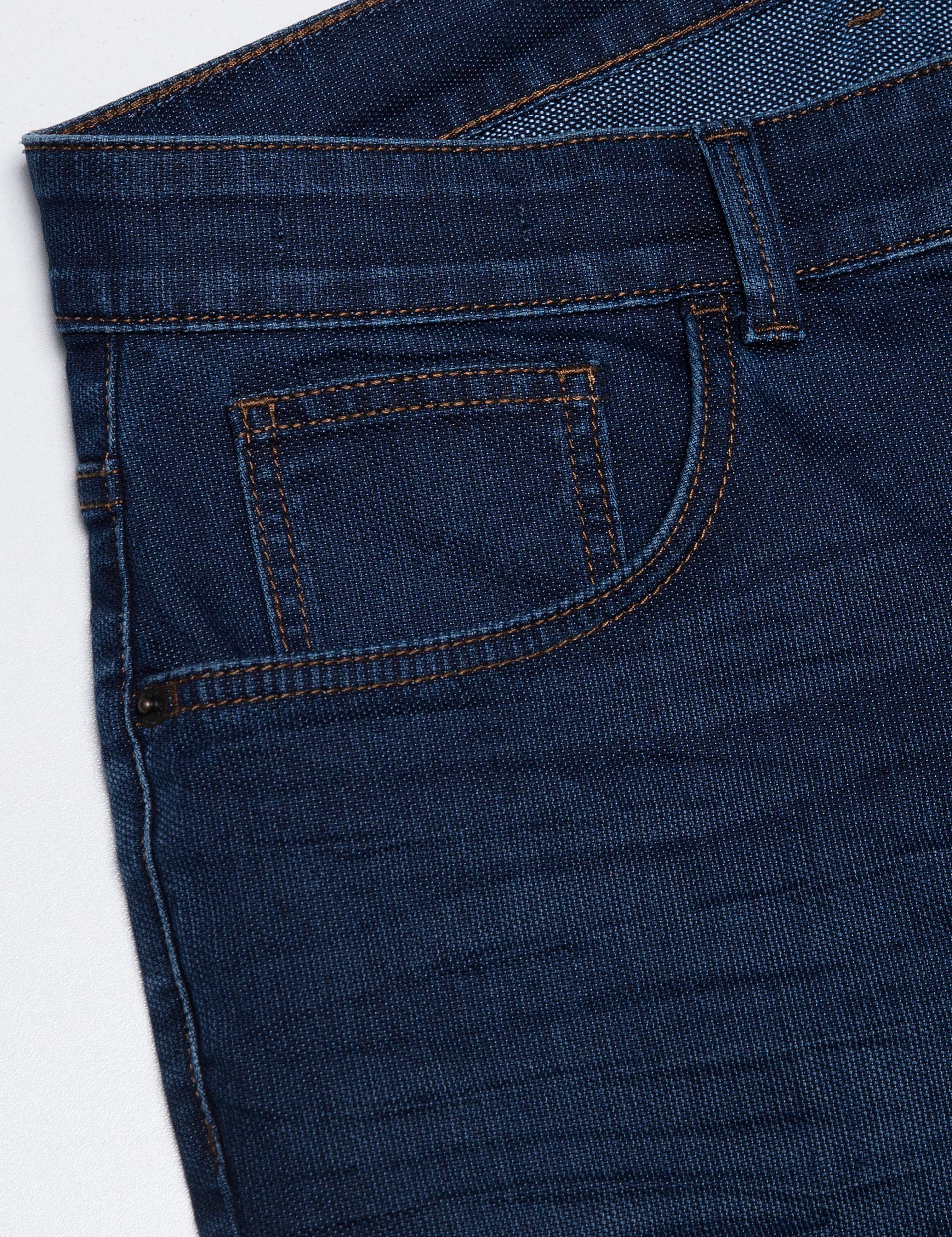 Lacivert Denim Pantolon - Image 4