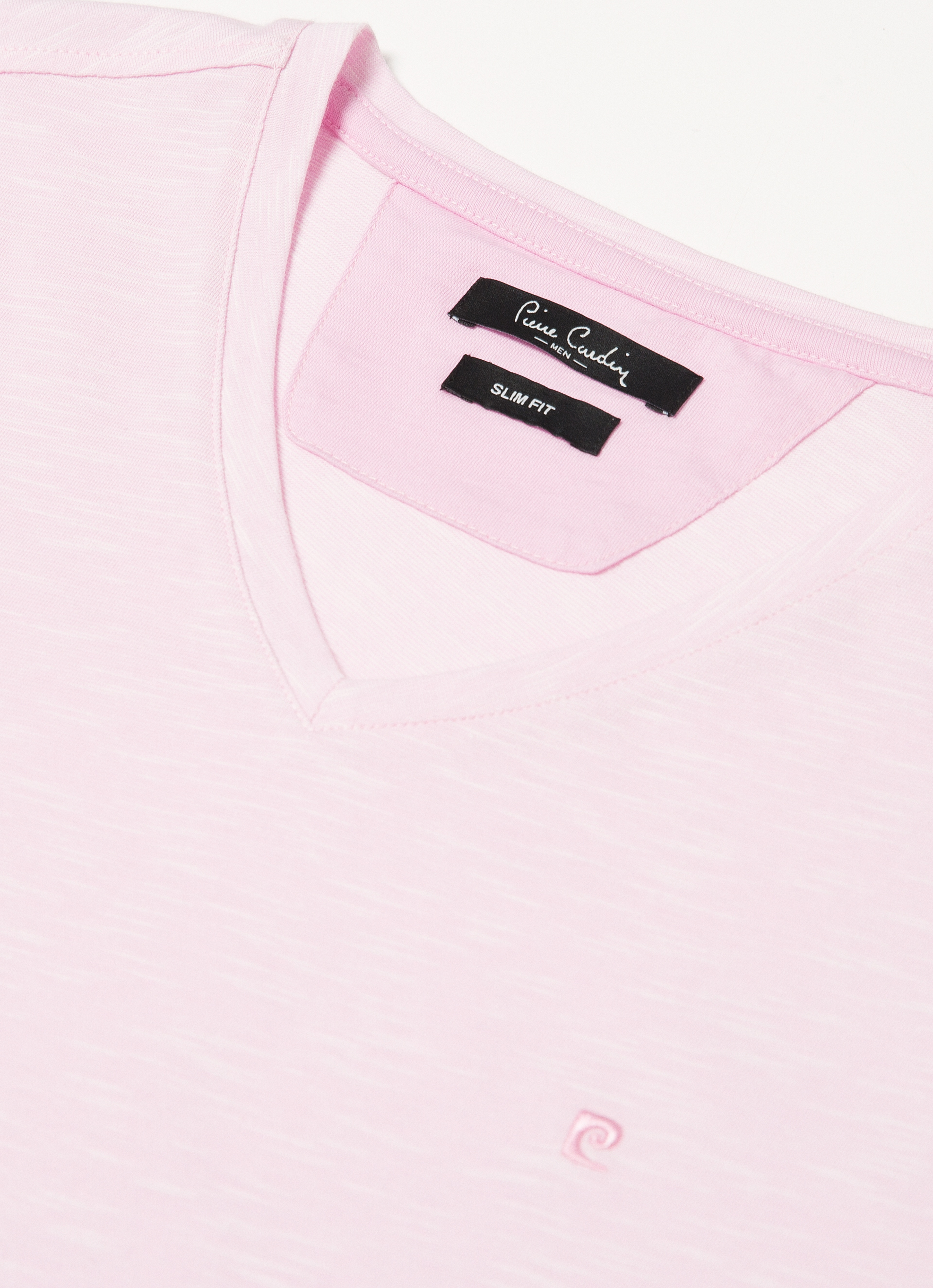 Pembe Slim Fit Tişört - Image 4