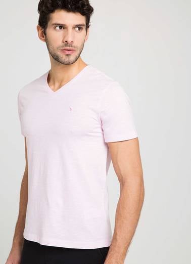 Pembe Slim Fit T-Shirt