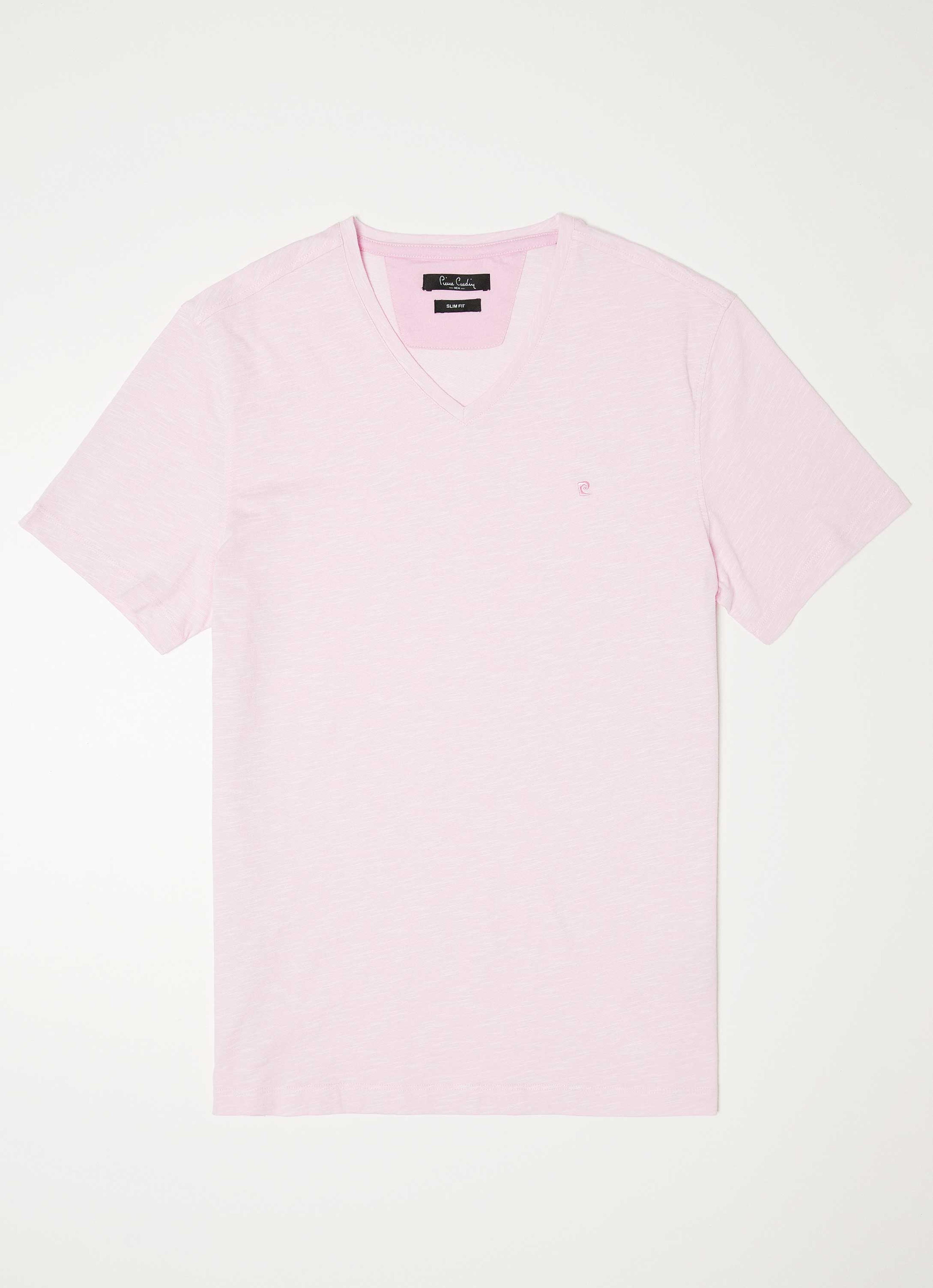 Pembe Slim Fit Tişört - Image 3