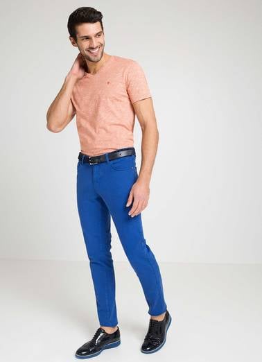Turuncu Slim Fit T-Shirt