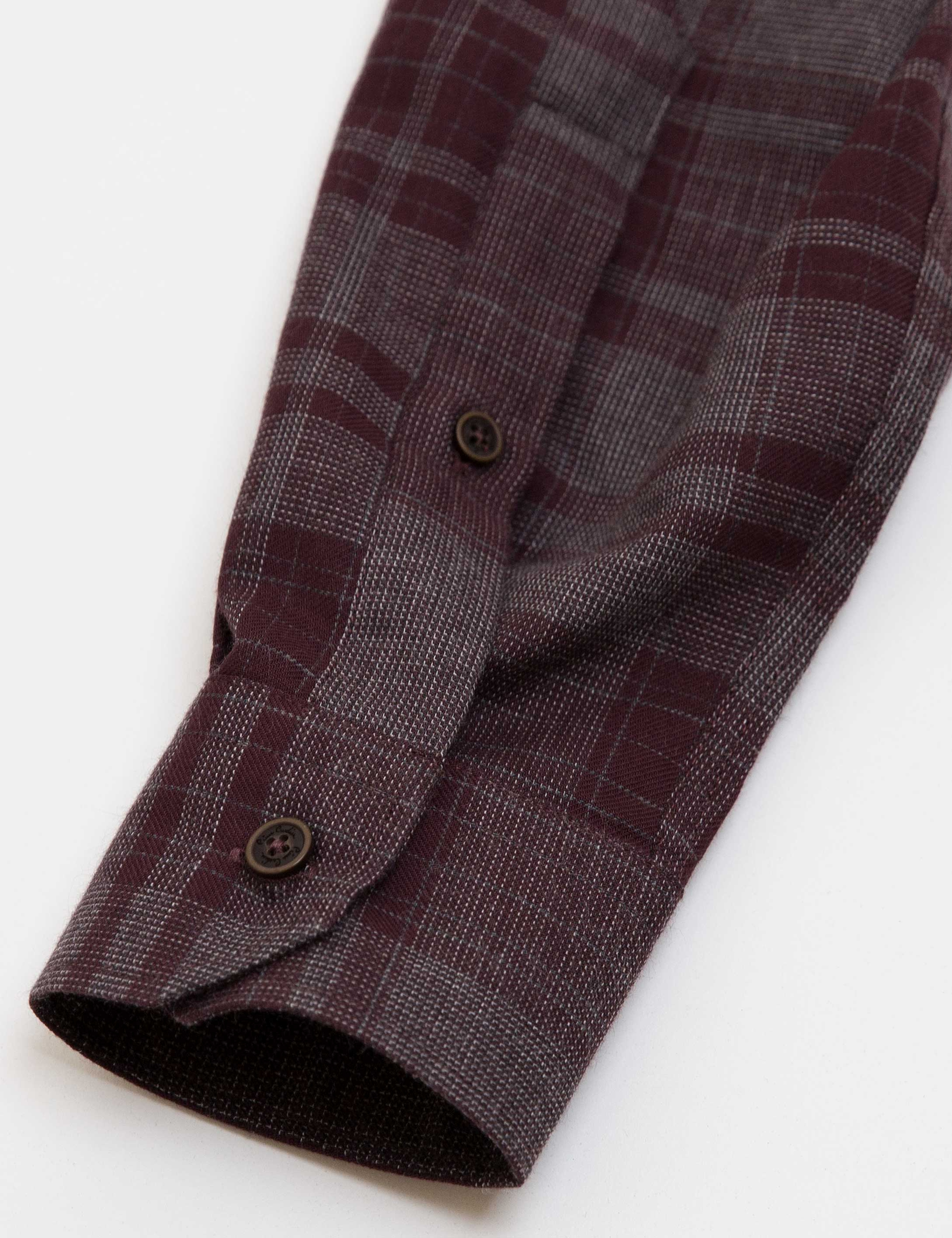 Bordo Slim Fit Gömlek - Image 4