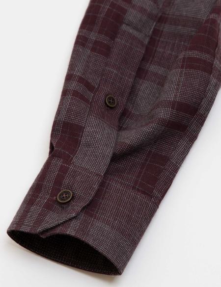 Bordo Slim Fit Gömlek - 50174781018