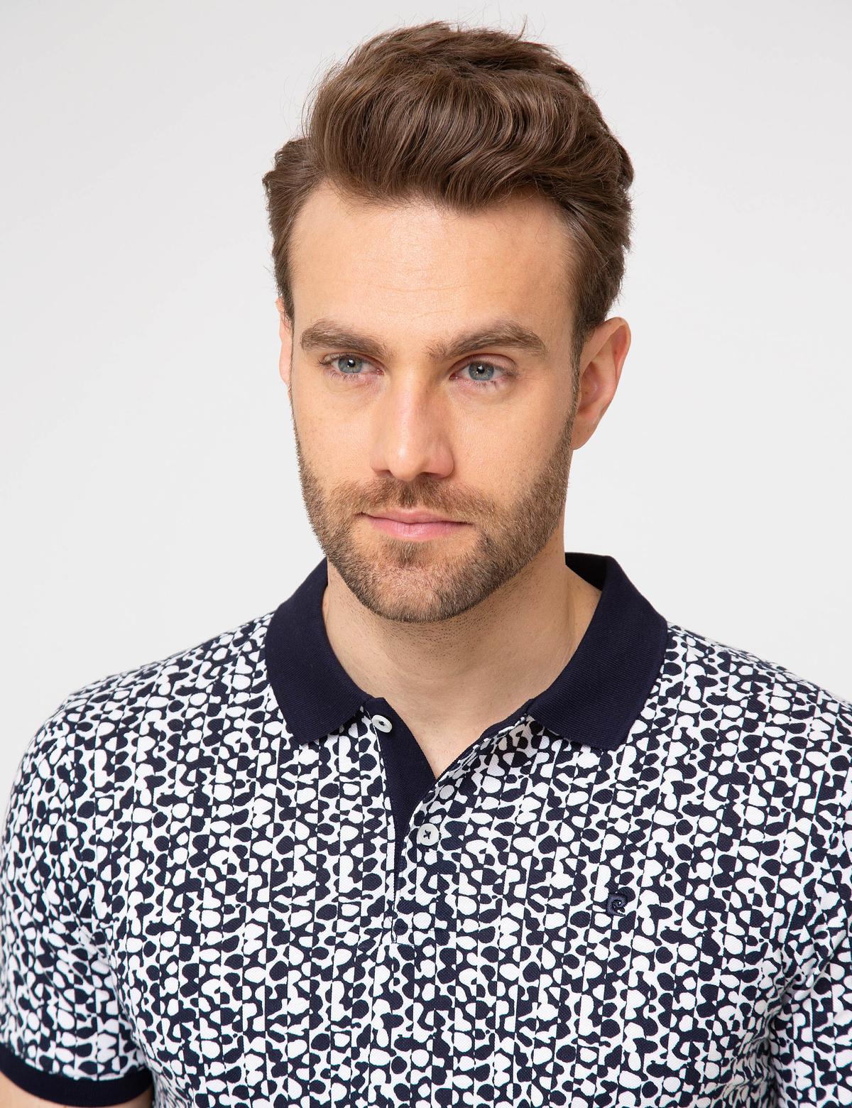 Lacivert Slim Fit T-Shirt - 50185848002