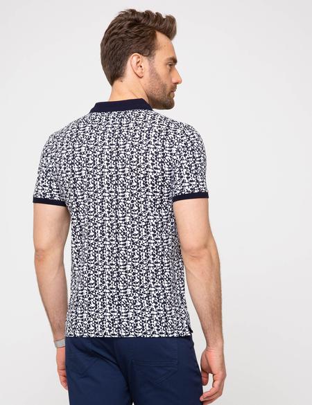 Lacivert Slim Fit T-Shirt - 50185848002