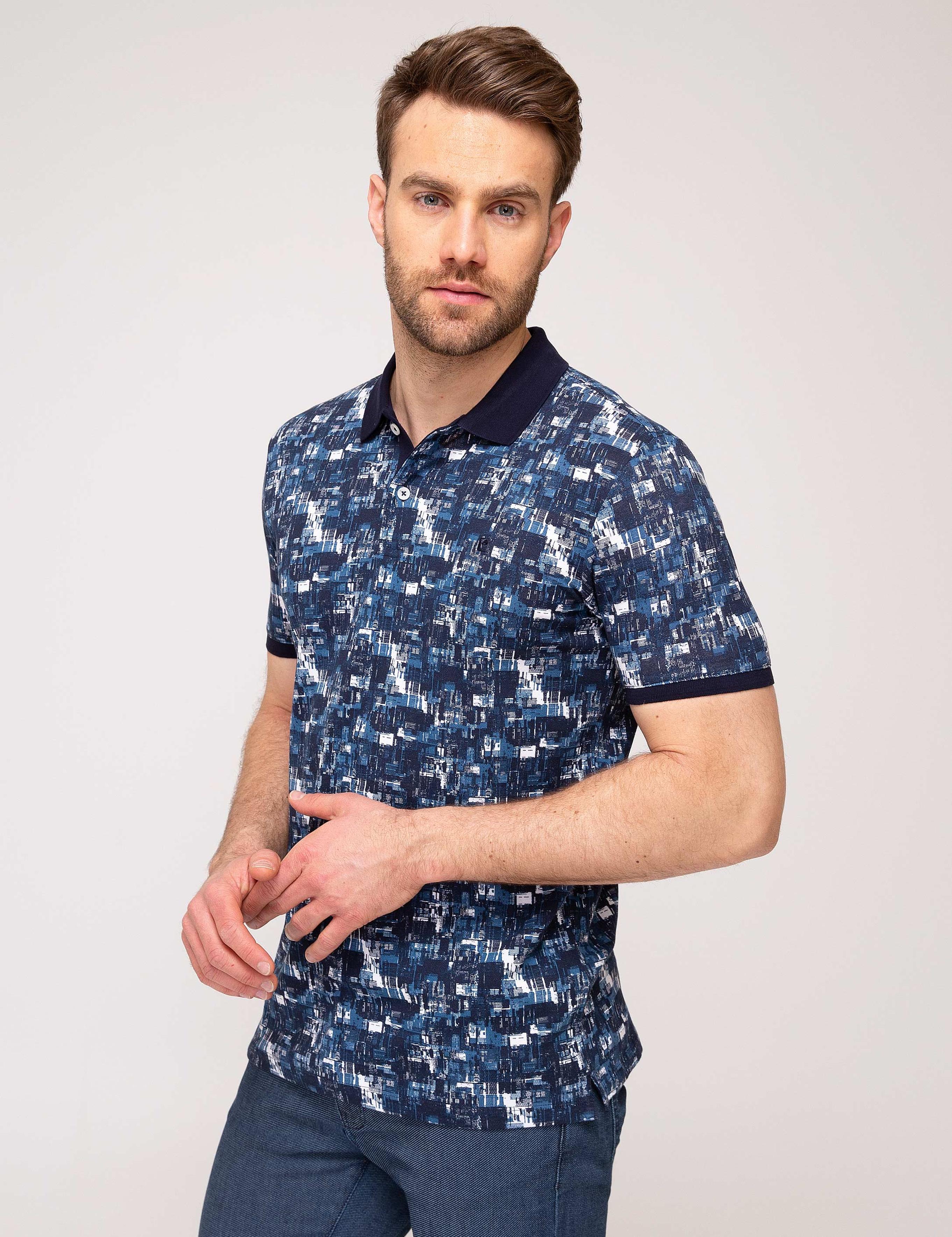 Lacivert Slim Fit T-Shirt