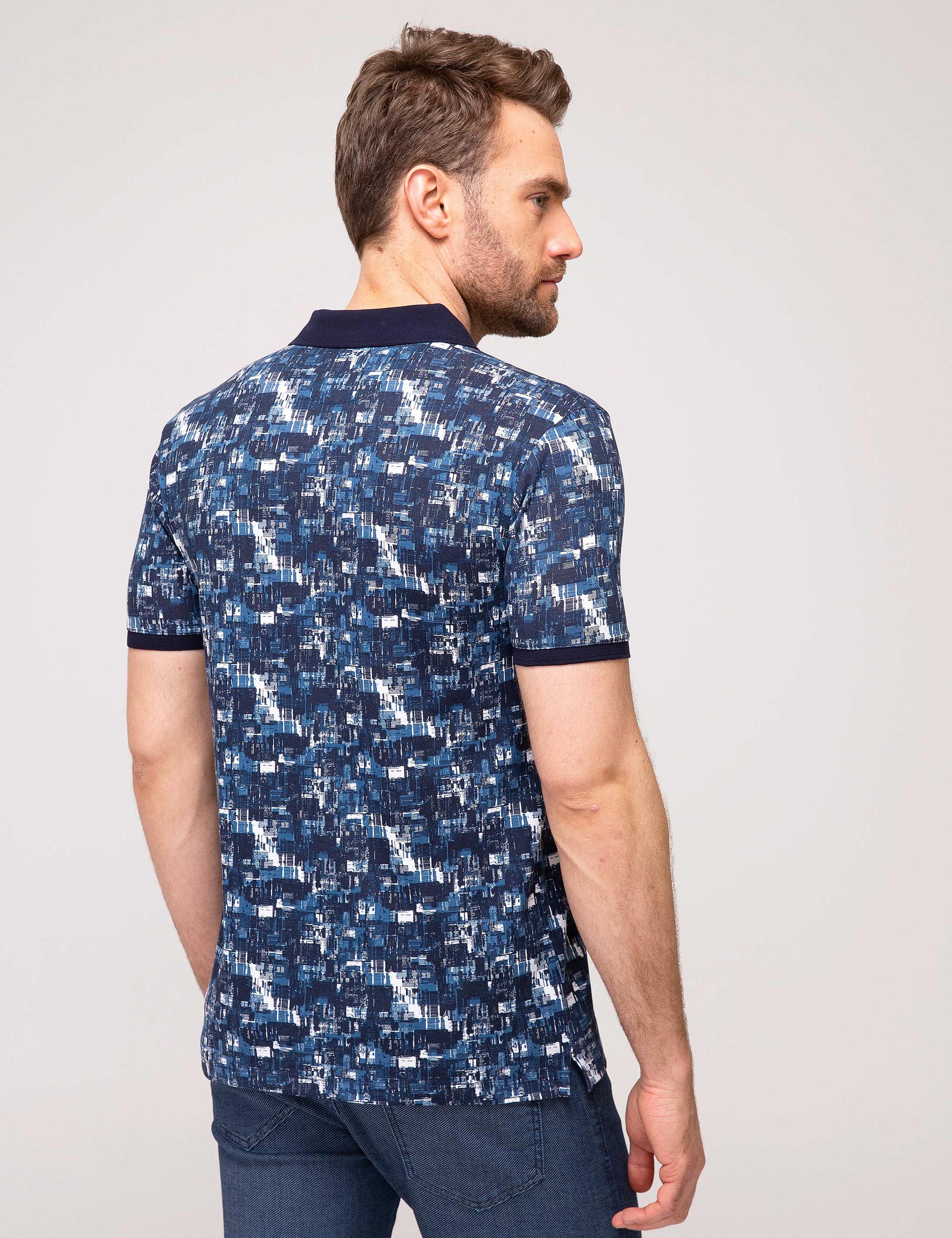 Lacivert Slim Fit T-Shirt