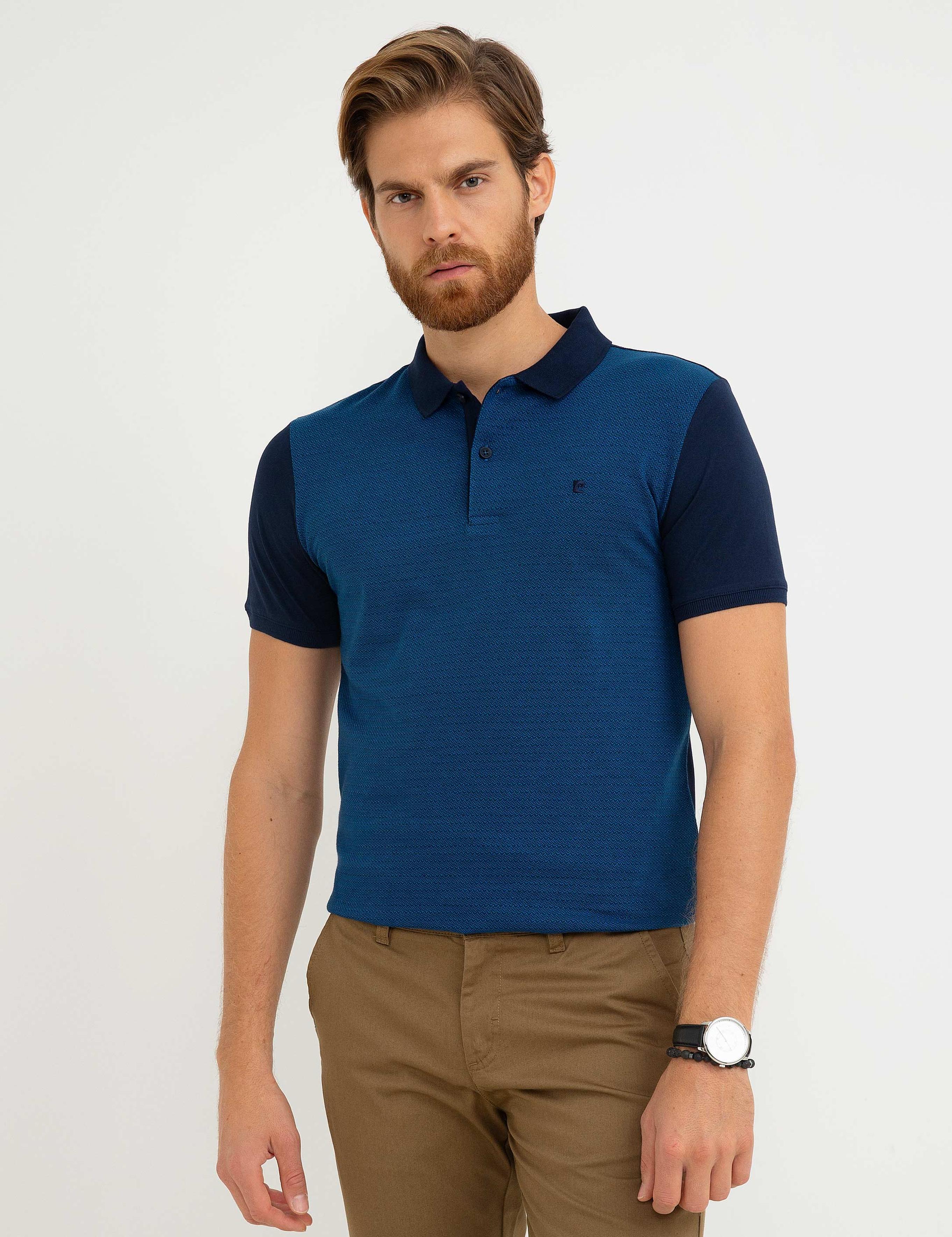 Lacivert Slim Fit Tişört