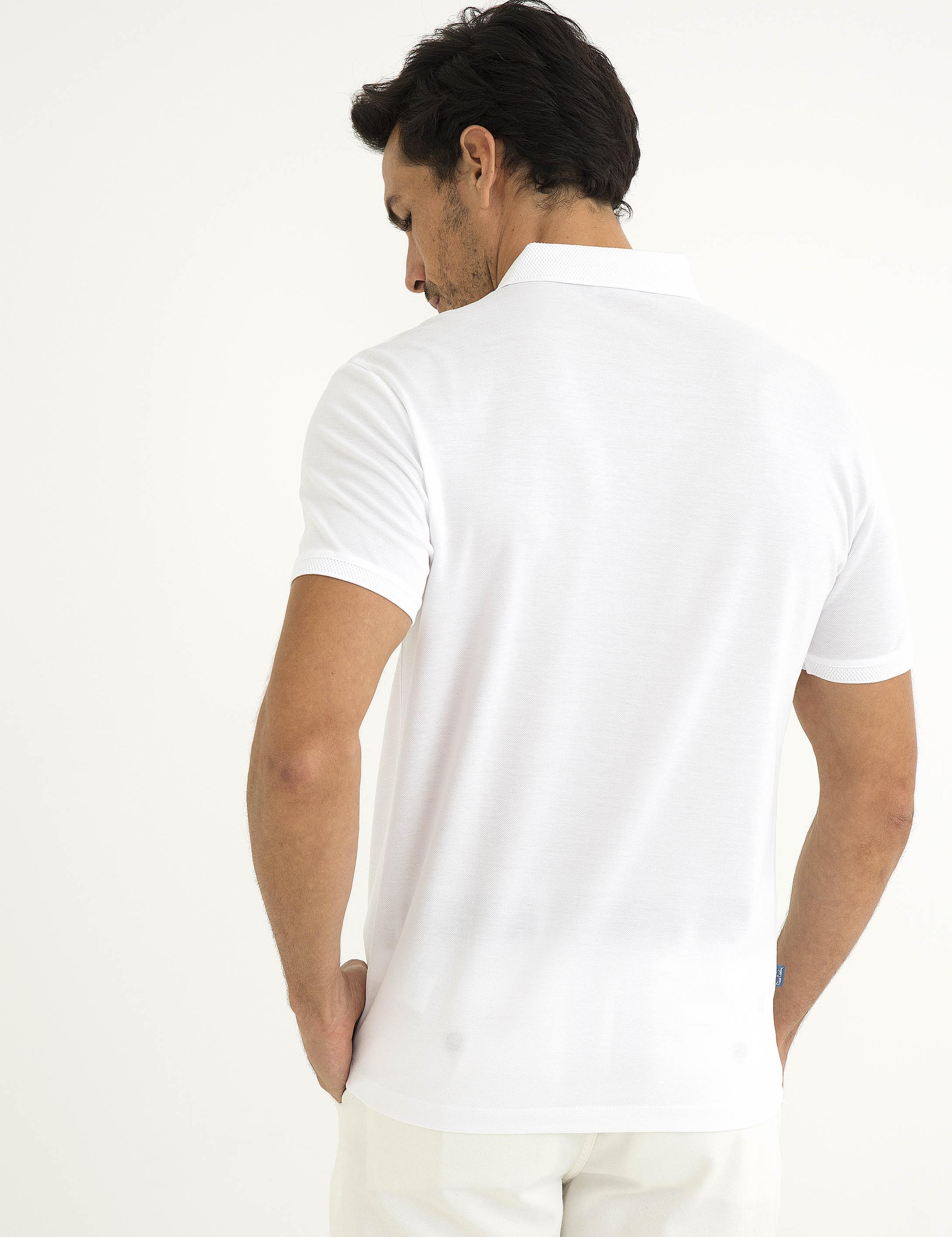 Beyaz Slim Fit T-Shirt